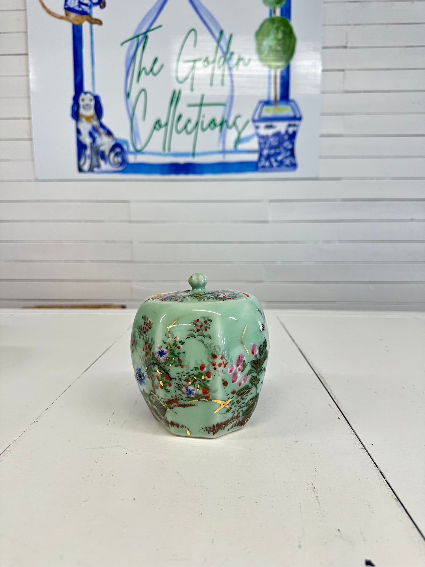Celadon Ginger Jar