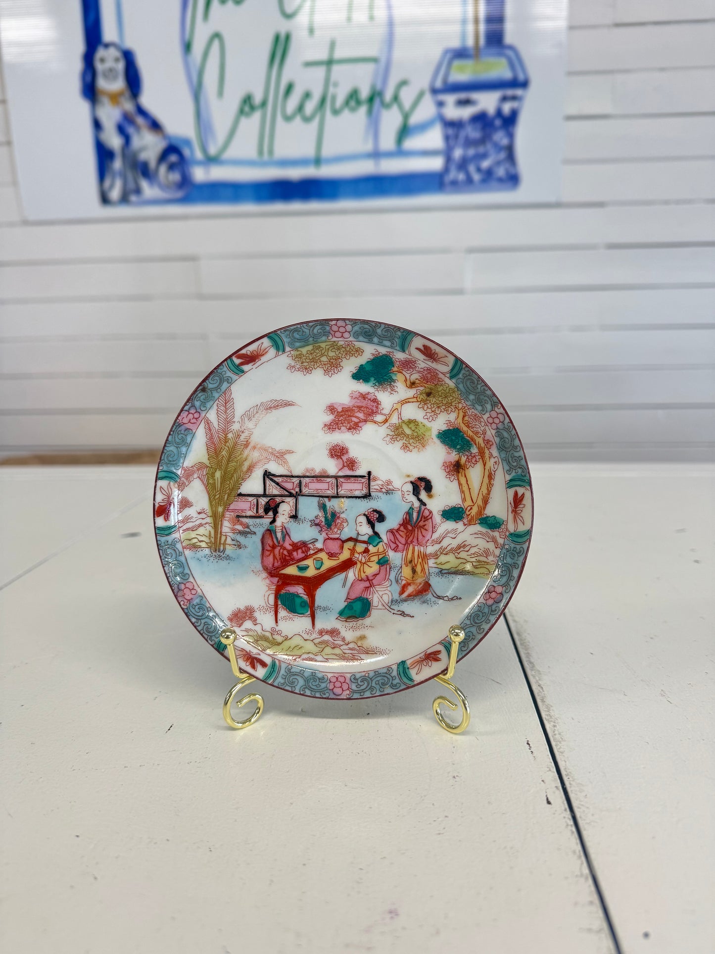 Famille Rose Plate 5.5”
