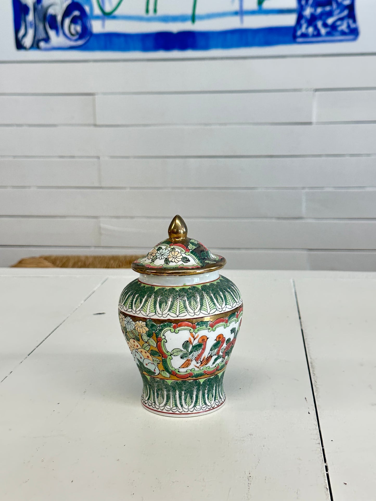 6” Bok choy temple jar
