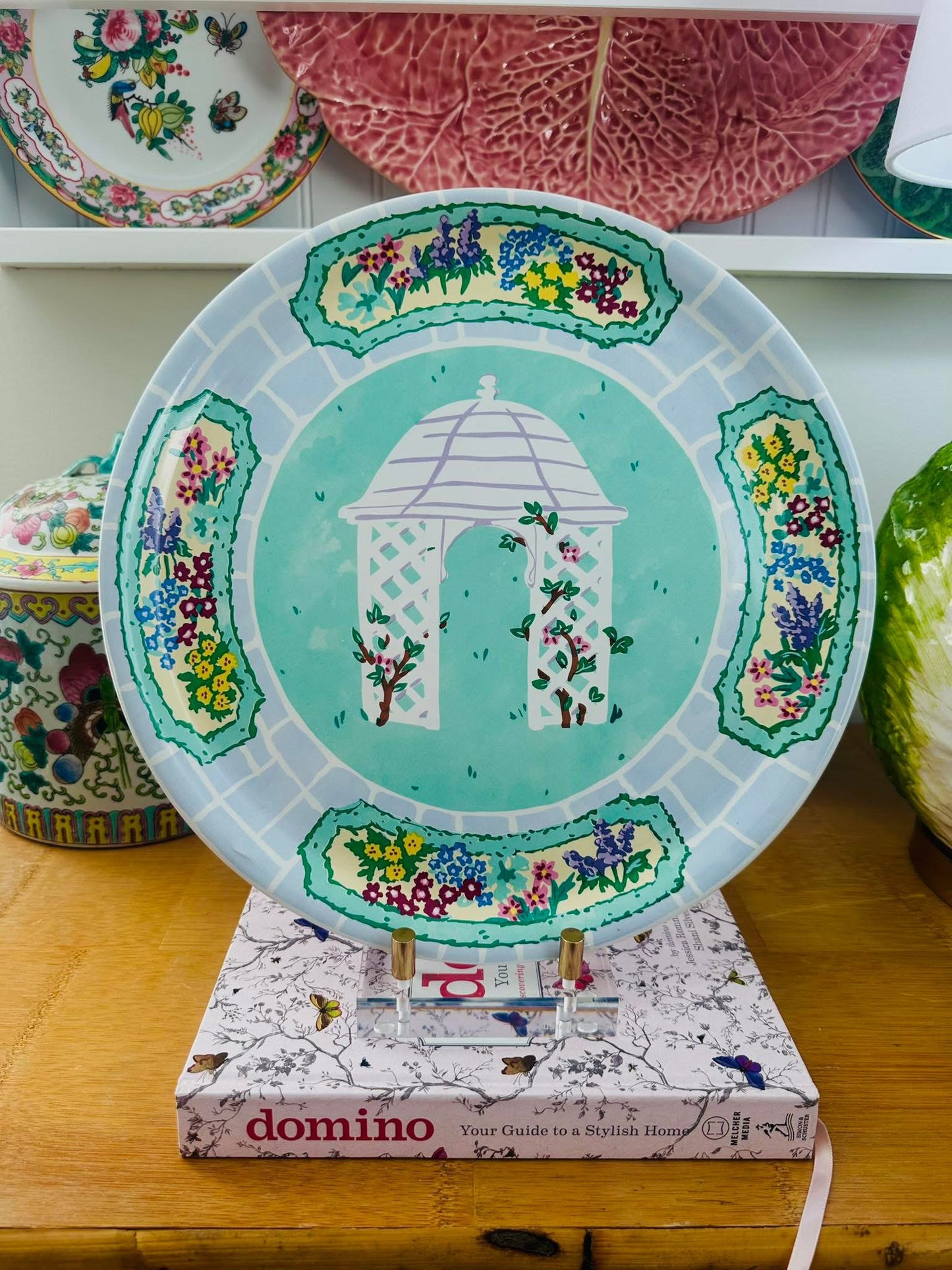 I love this Essex Garden Collection Plate and all the colors on it πΈπ¦