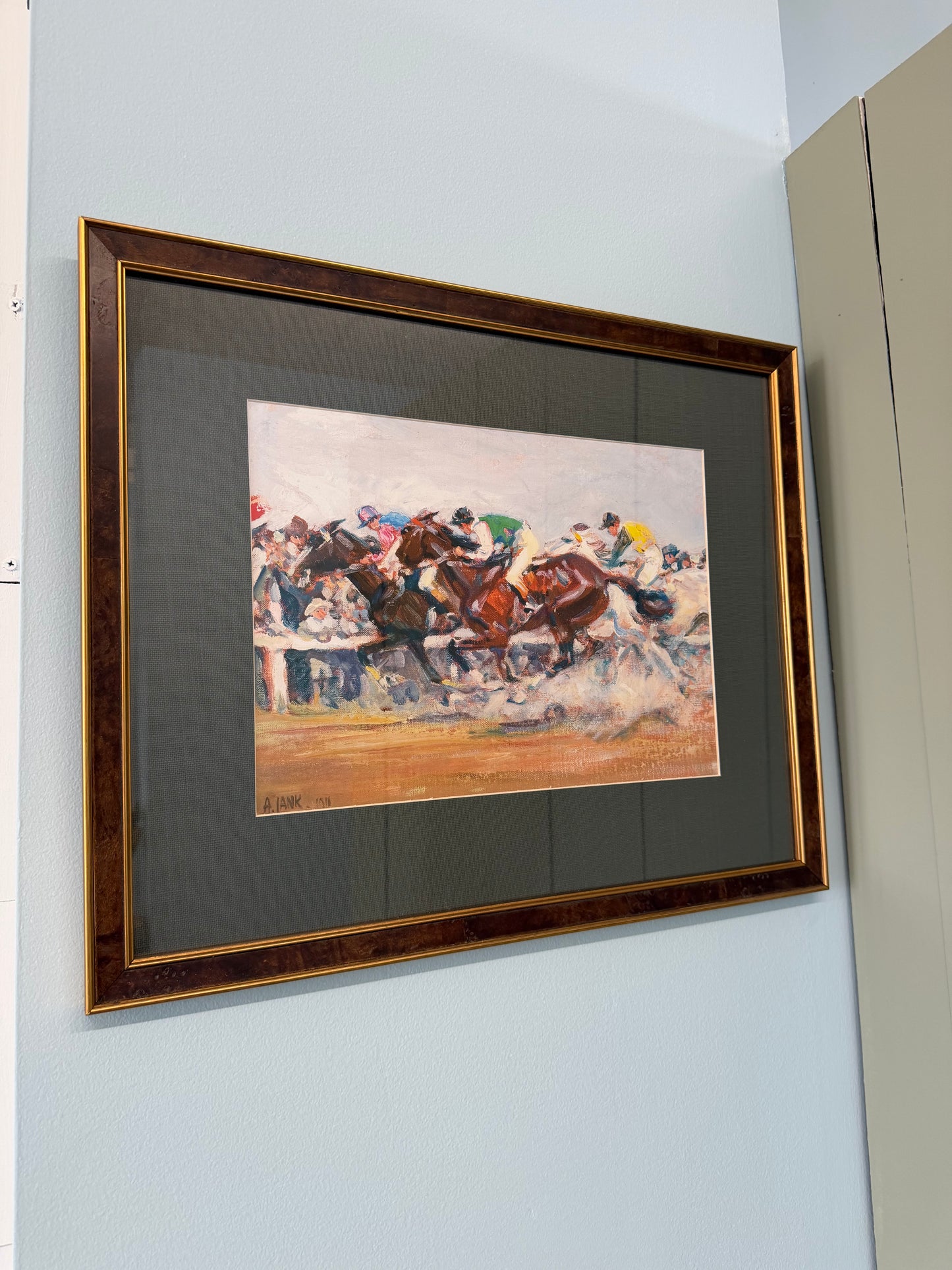 Kentucky horse race print