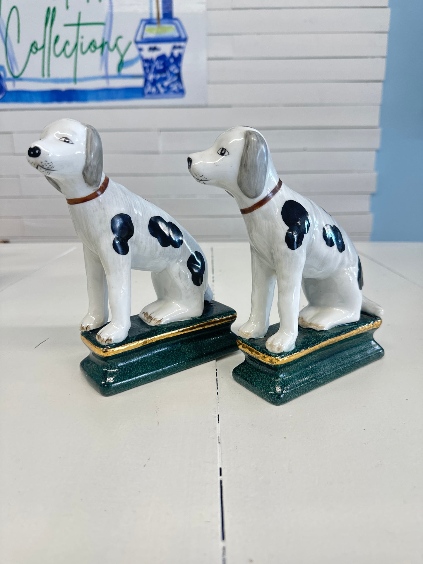 Black and White Dog Pair