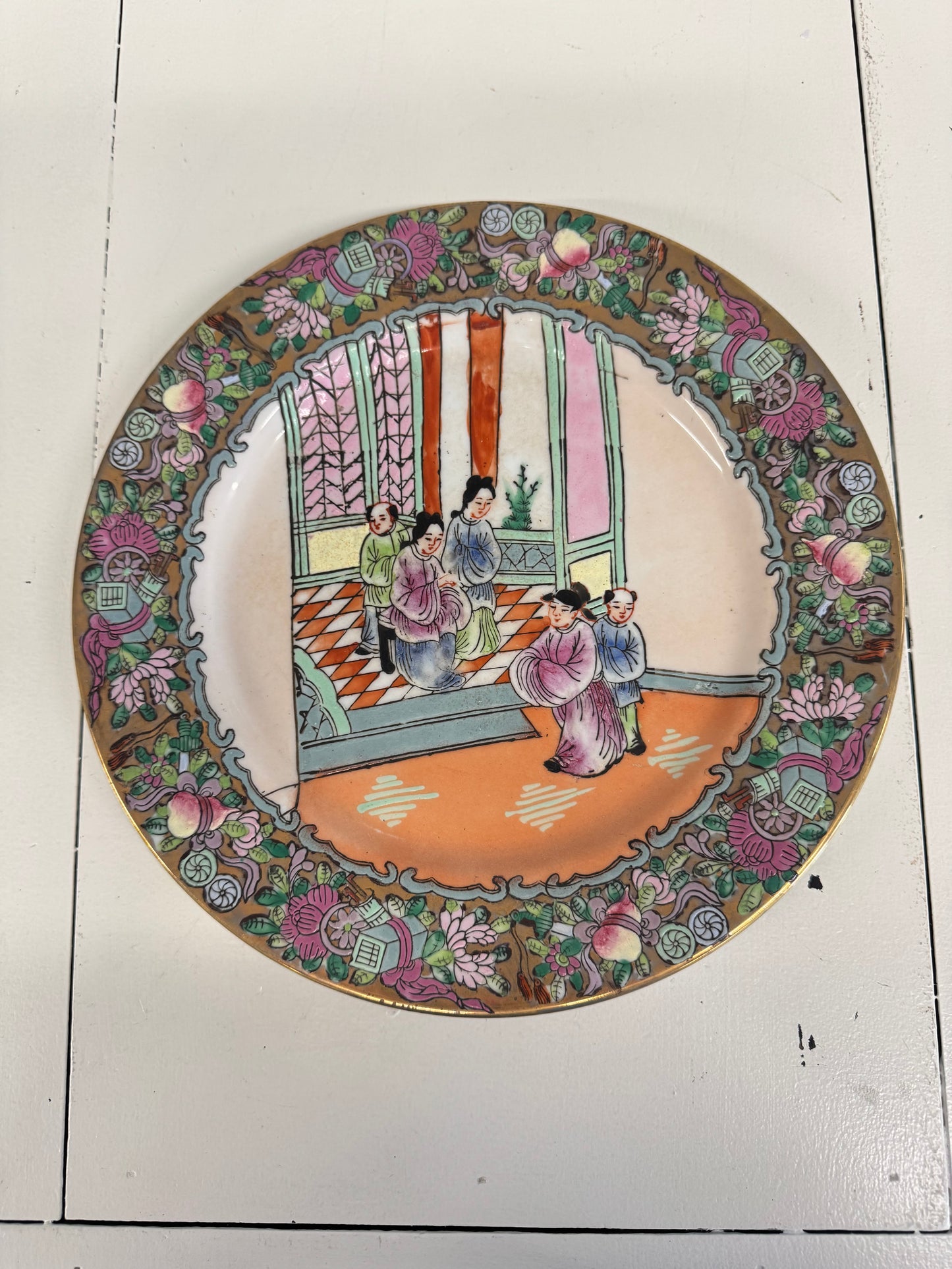 Rose Medallion Plate