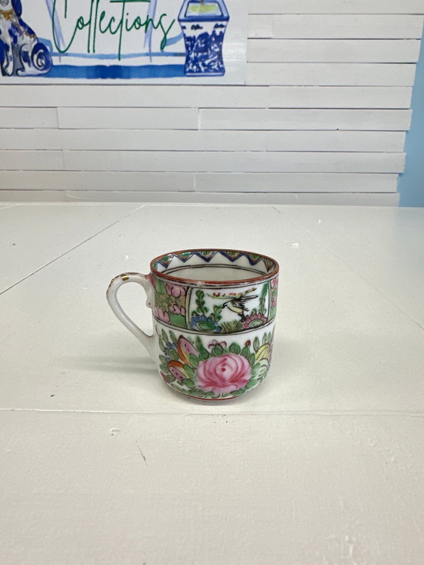Rose Canton Tea Cup