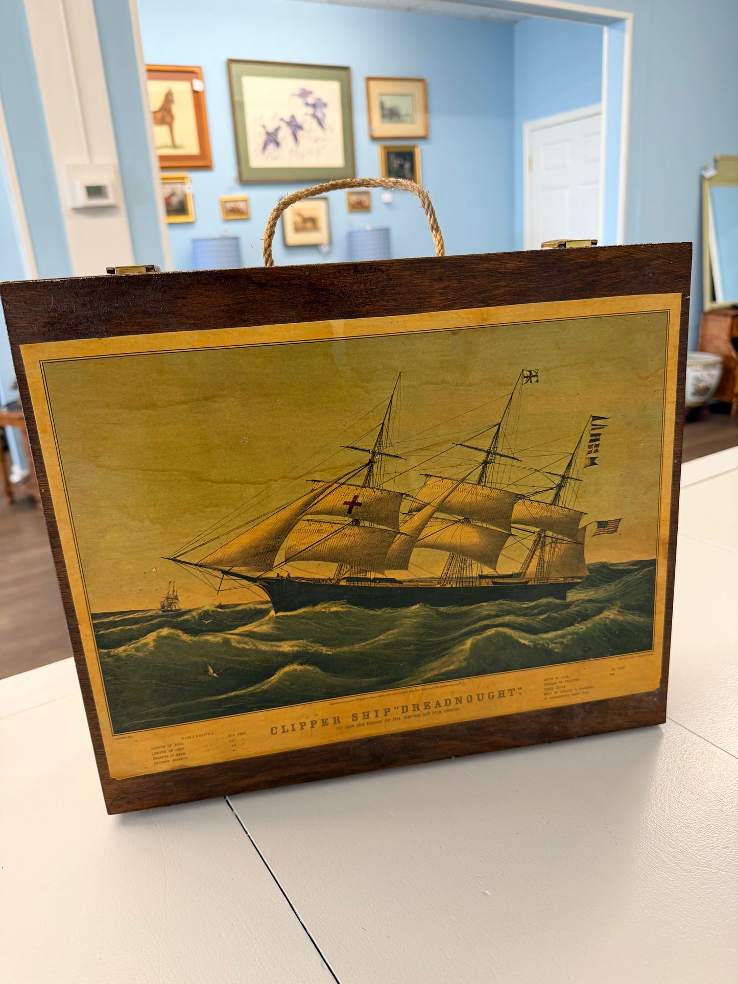 Wood Ship Box
