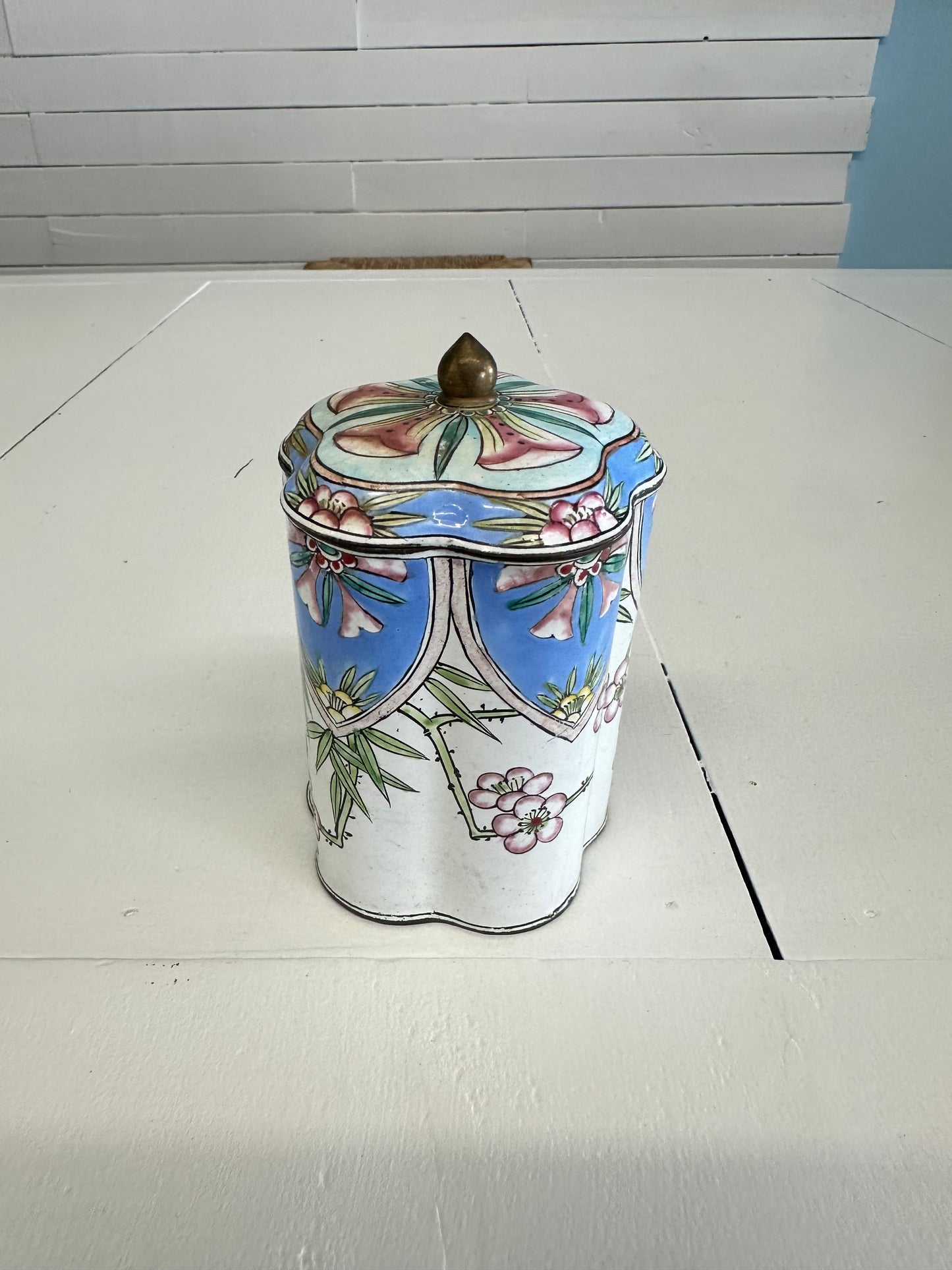 Enameled Temple Box