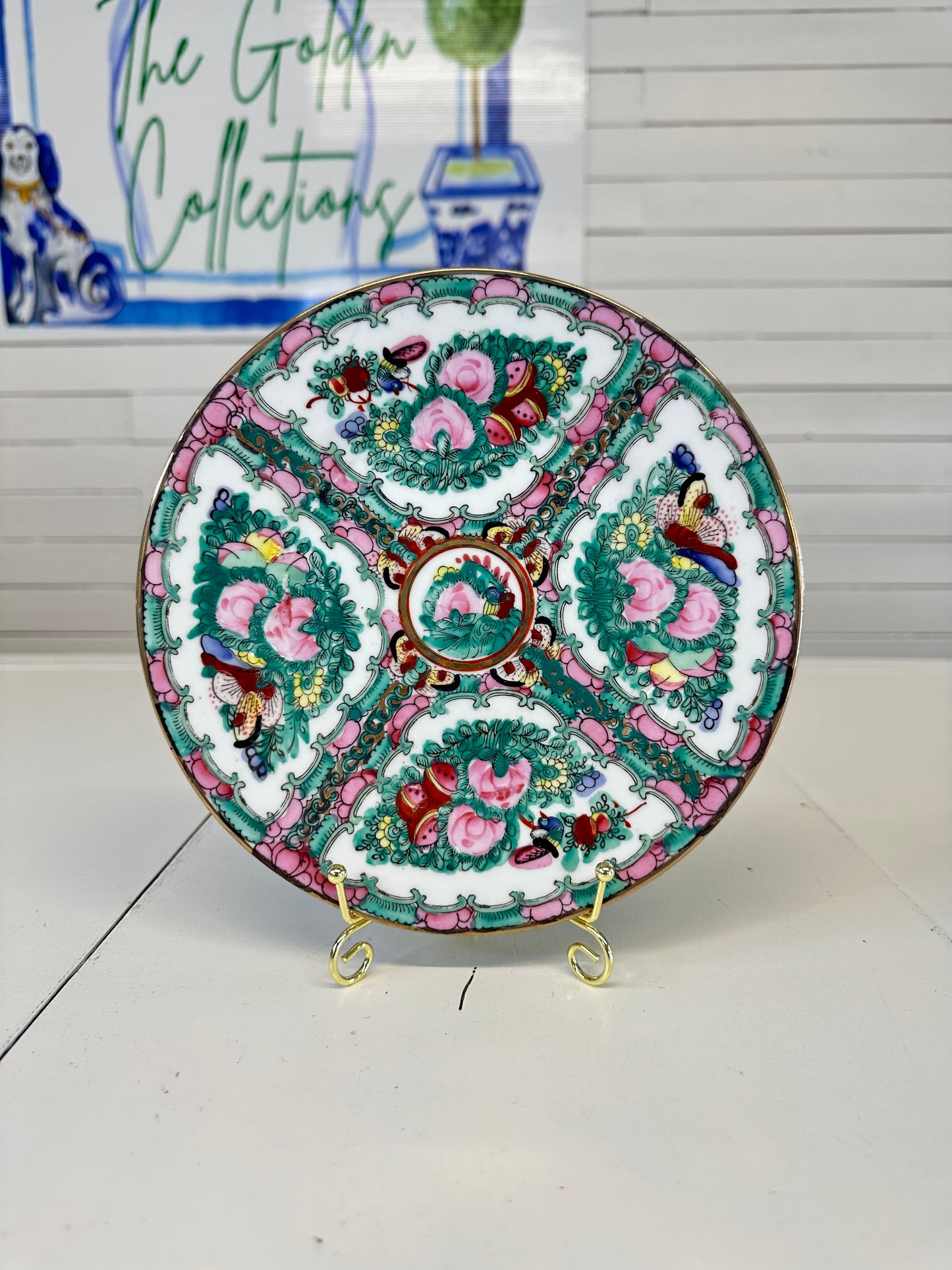 Rose Canton Plate