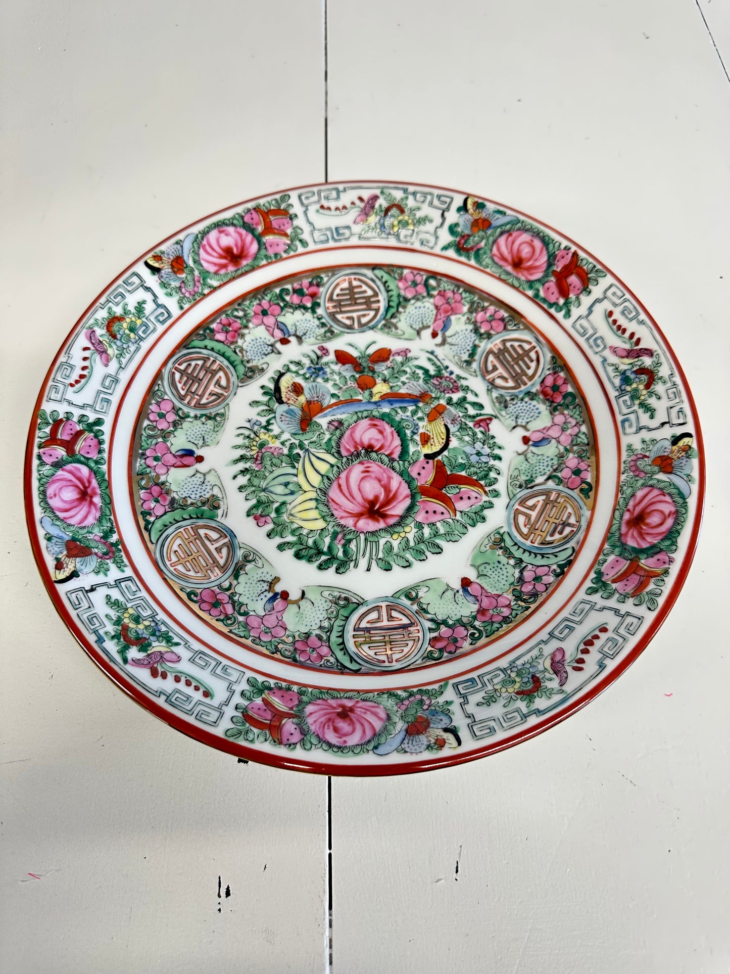 Rose Canton Shallow Bowl 12”