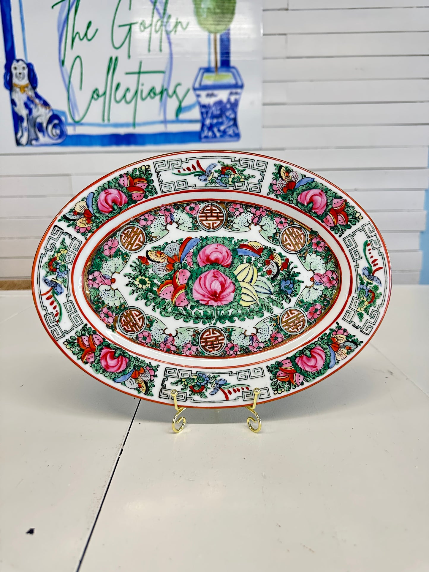 Rose Canton Platter