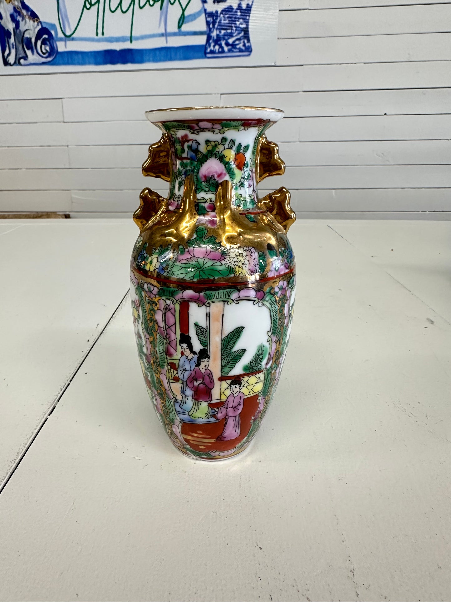 Rose Medallion Vase