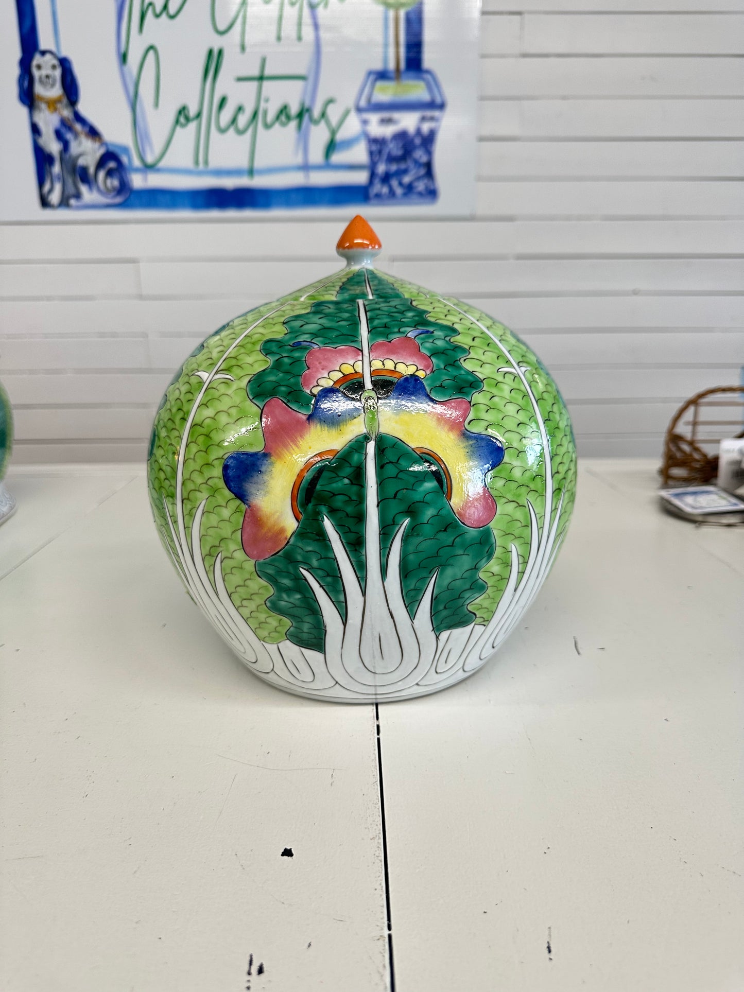 Bok Choy Temple Jar