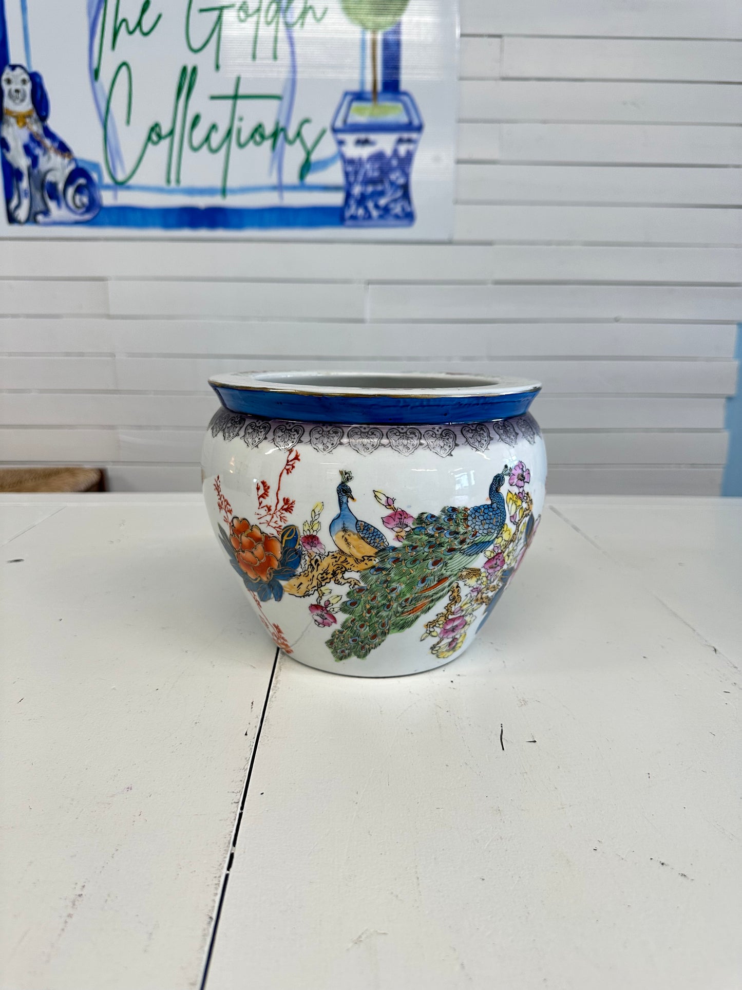 Peacock Planter