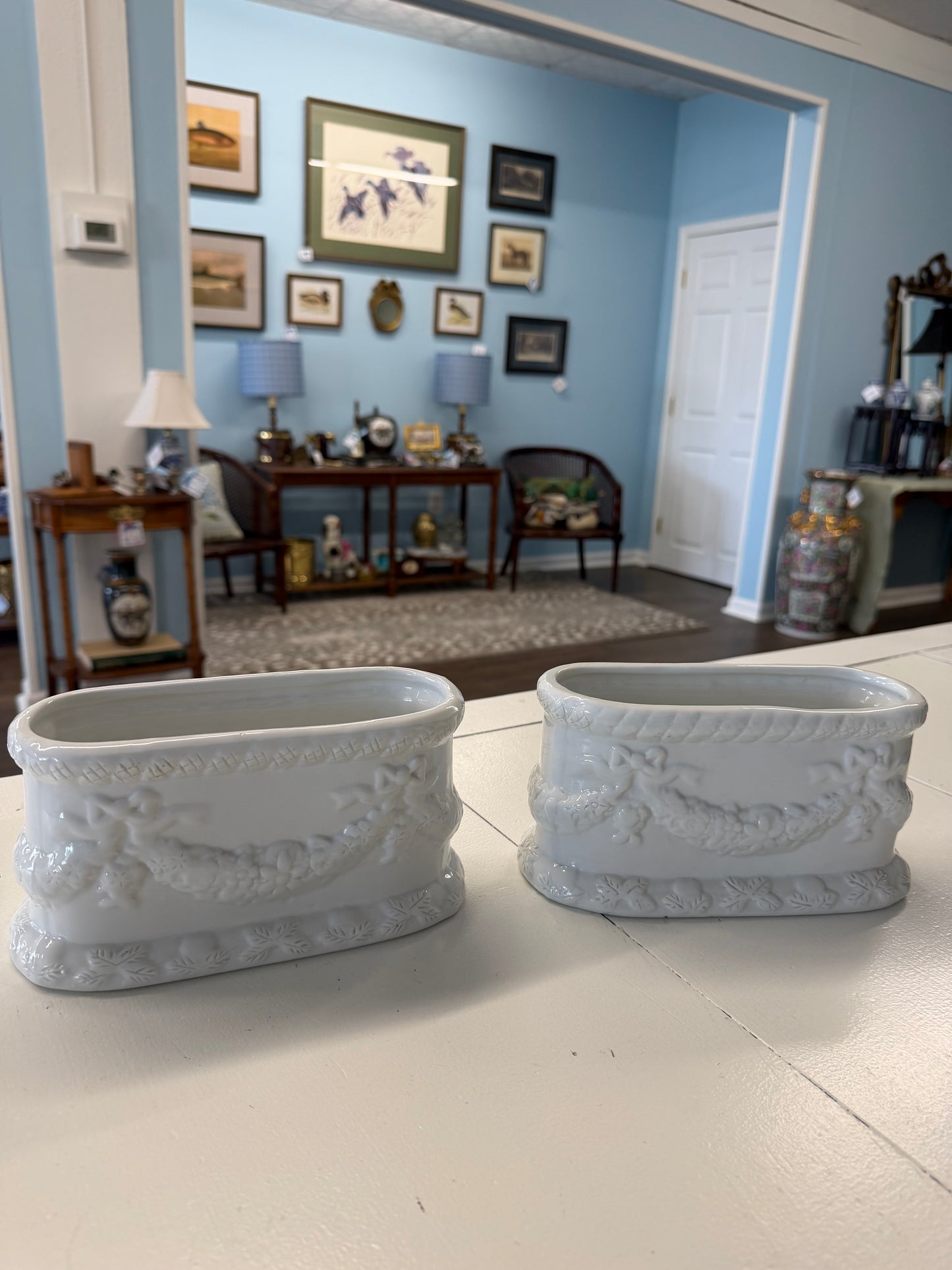 Bow planter set