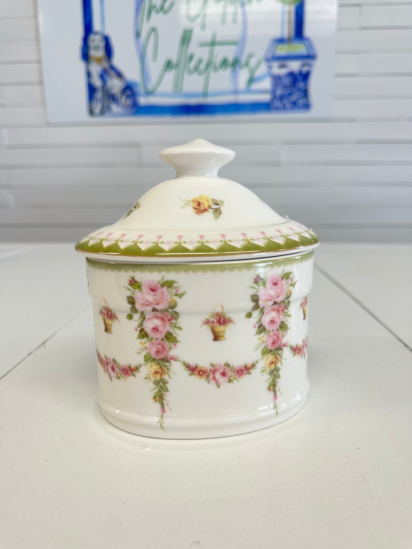 Floral Canister