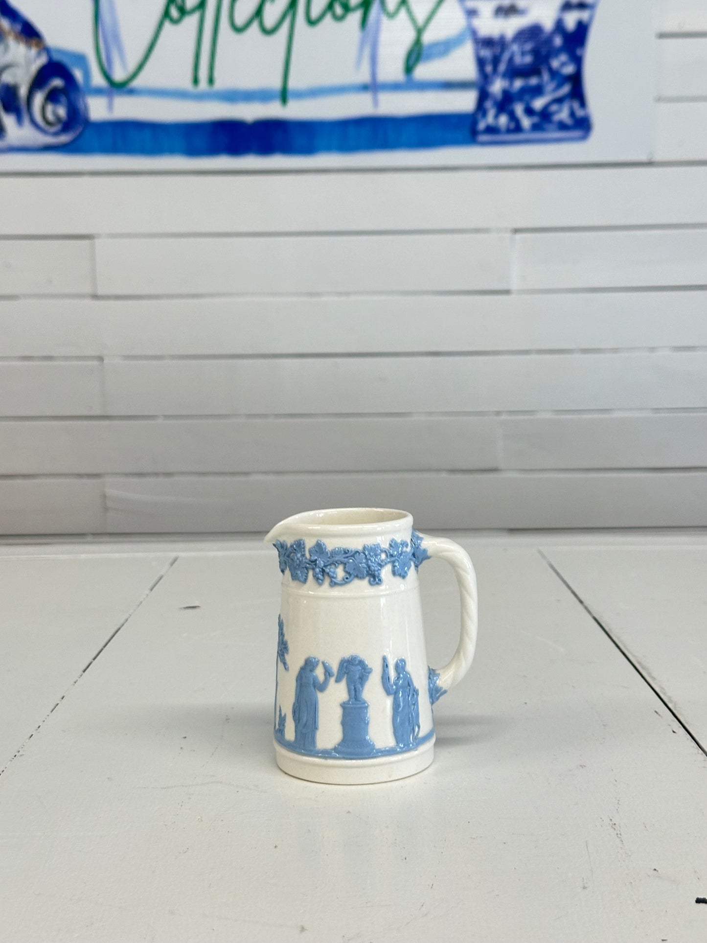 Blue Wedgwood Creamer