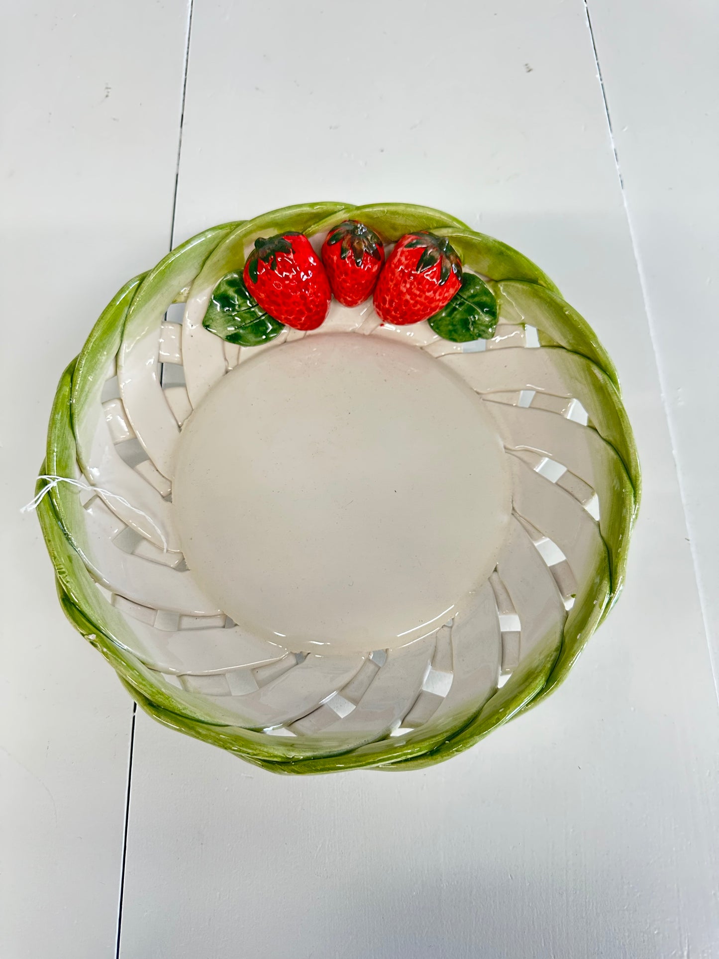 Strawberry Woven Bowl (made in Italy)