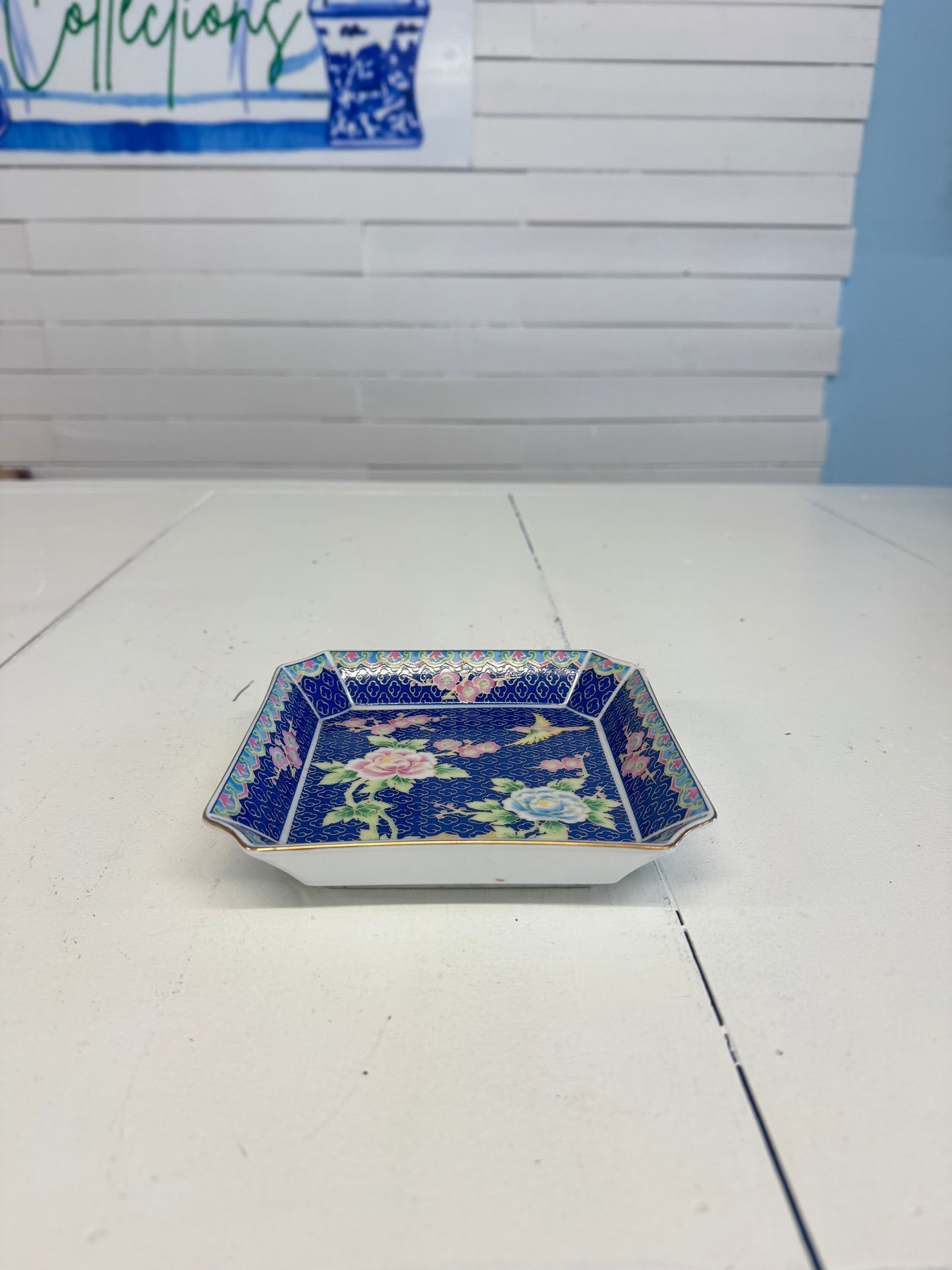 Floral Trinket Dish
