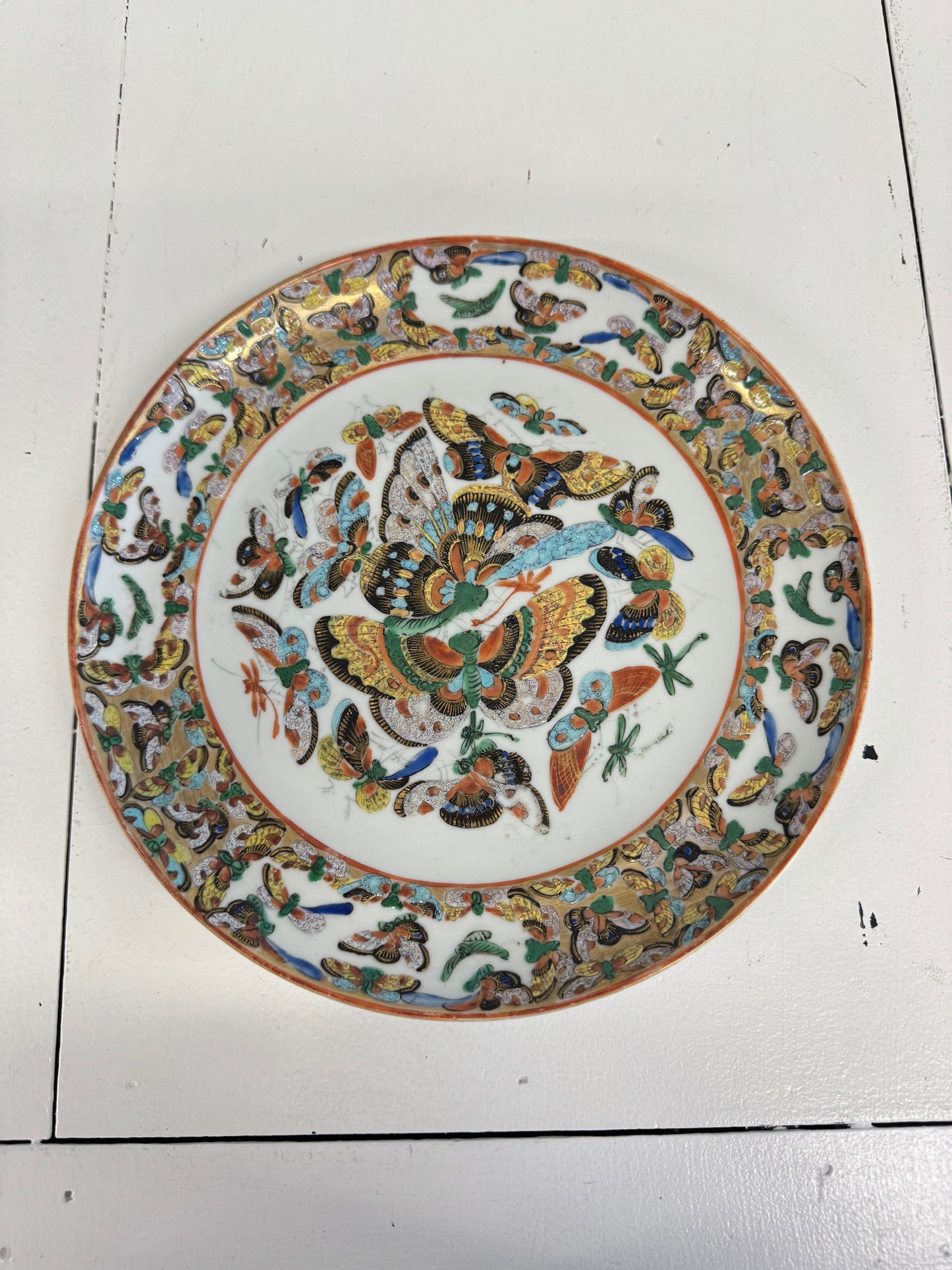 Antique Thousand Butterfly Plate