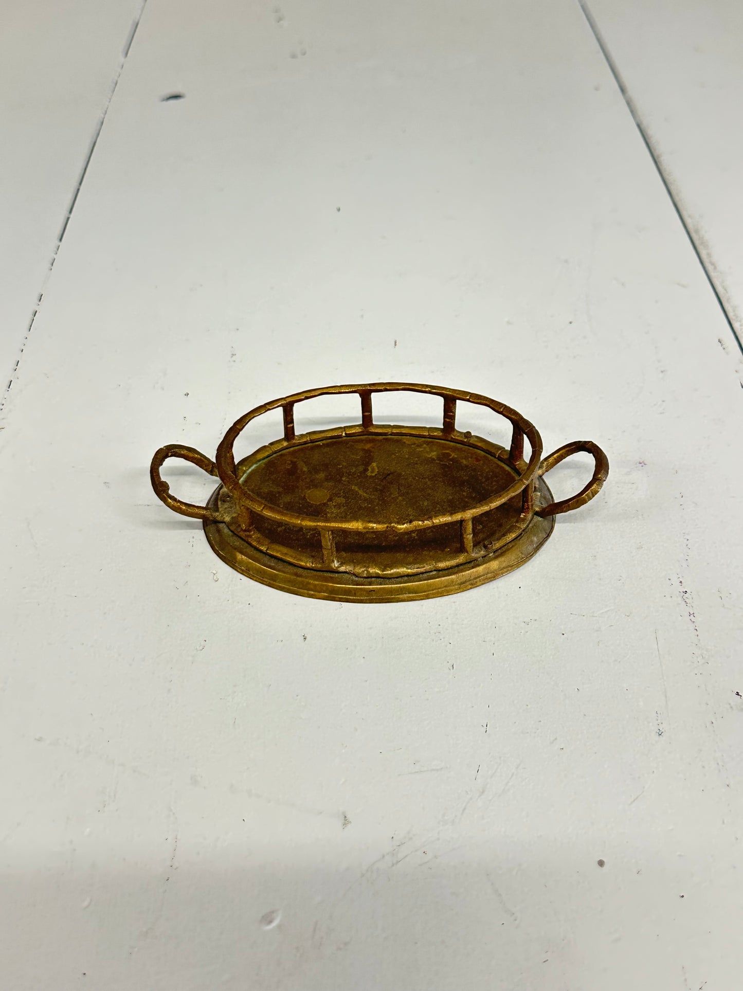 Brass Bamboo Tray