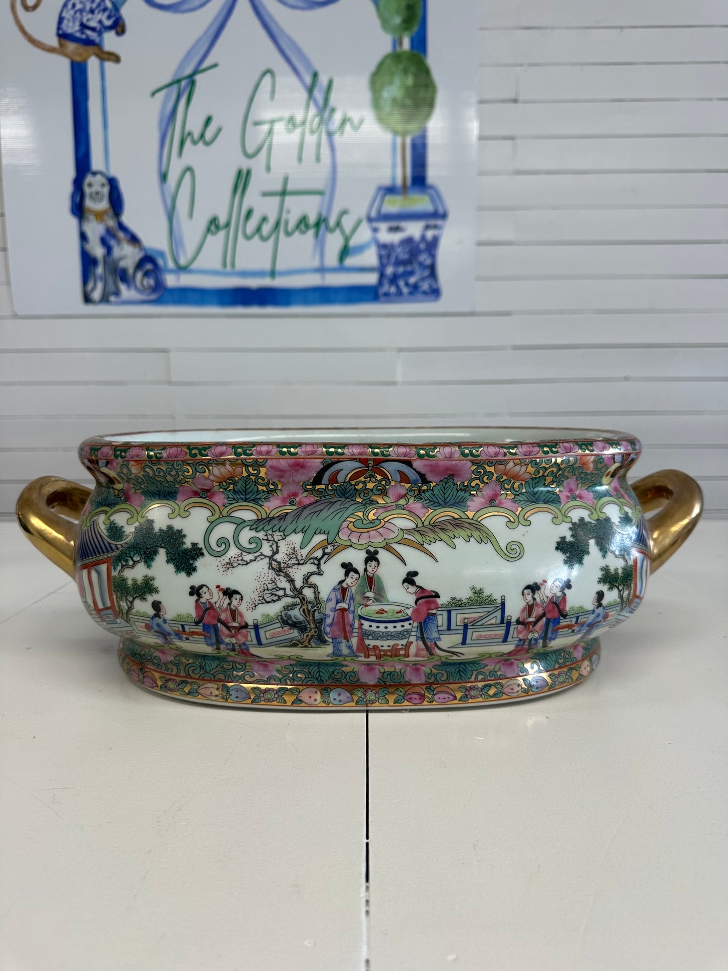 Rose Medallion Foot Bath