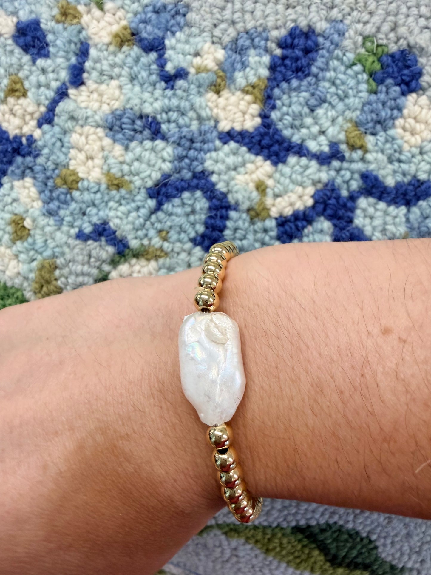 Nautical Pearl Bracelet 5mm