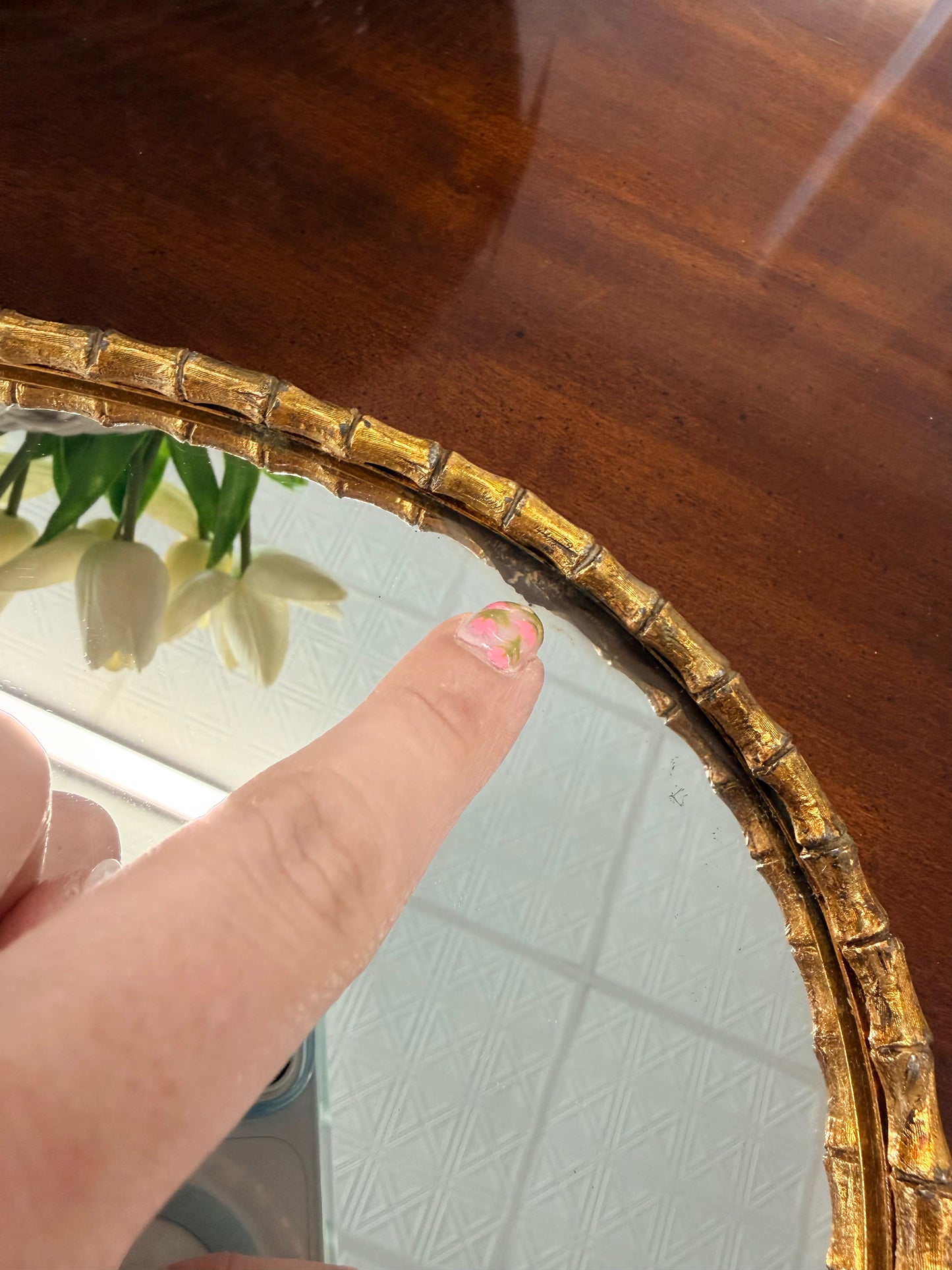 Bamboo Mirror Tray