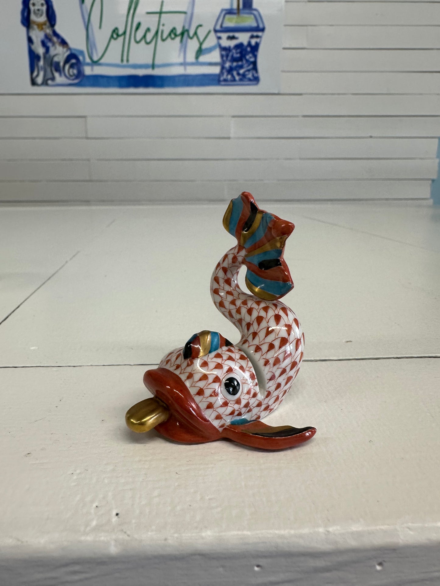 Herend Fishnet Koi Fish