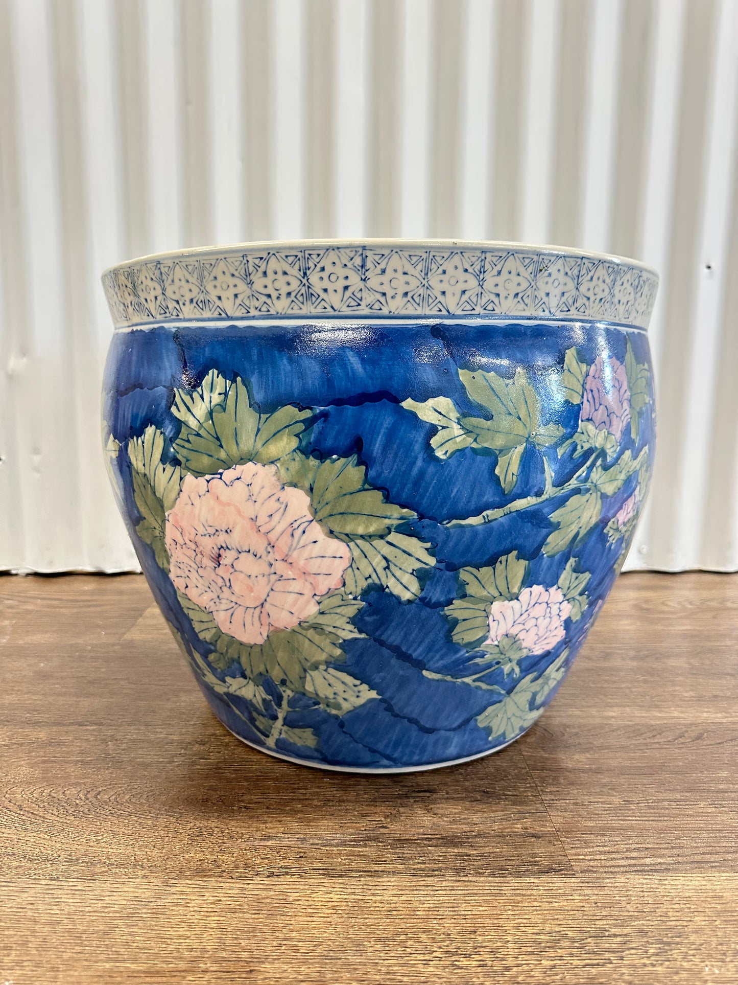Floral Fishbowl Planter