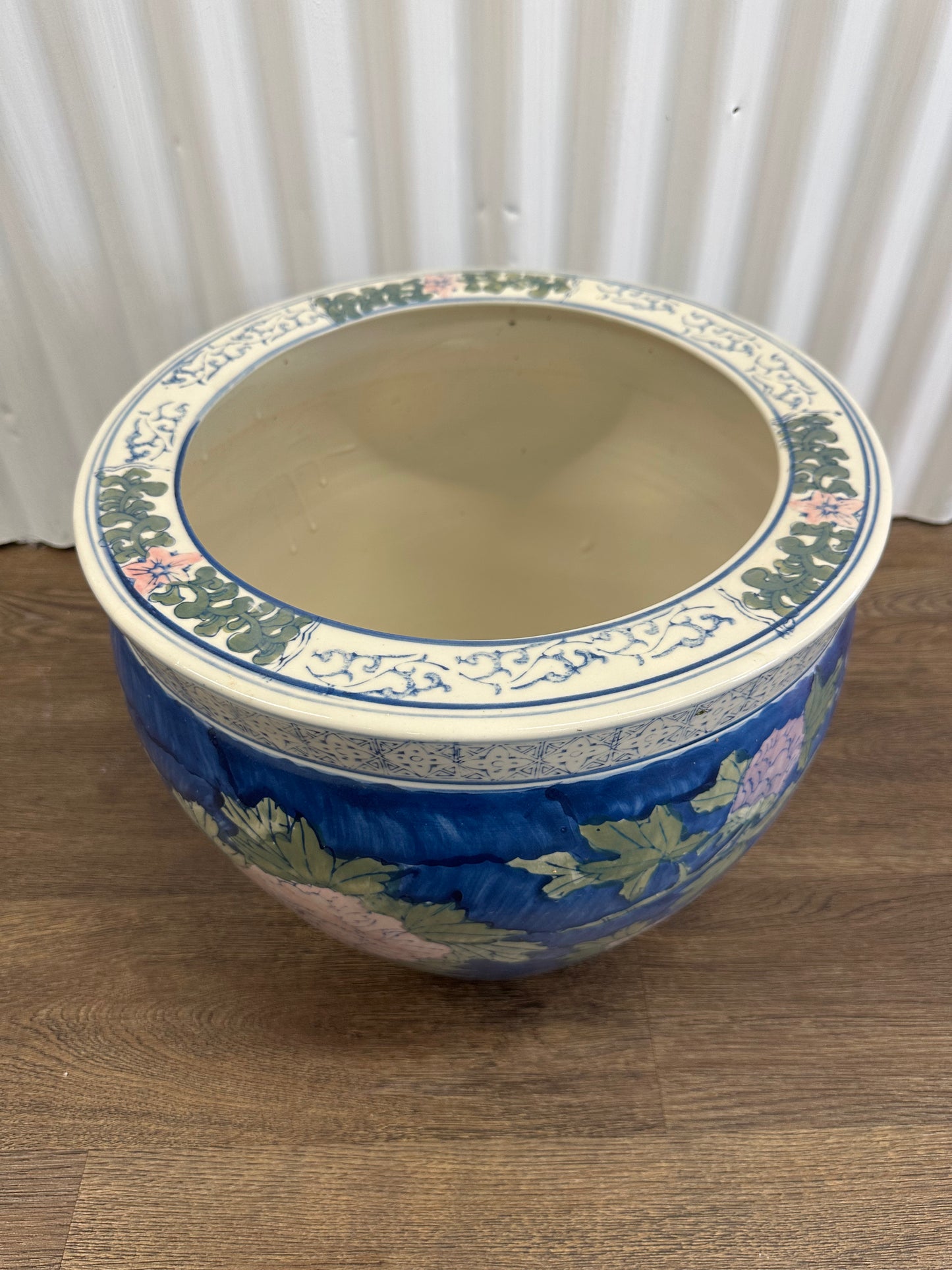 Floral Fishbowl Planter