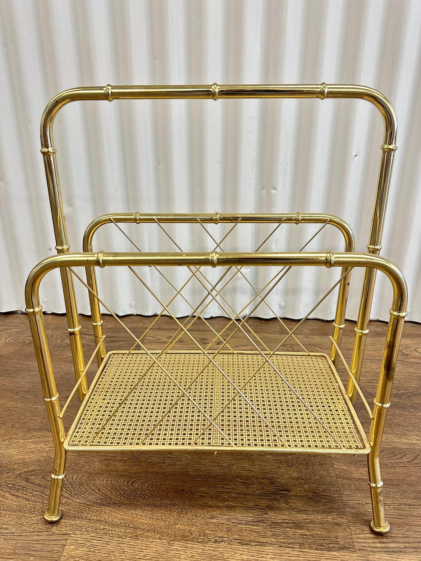 Bamboo Magazine Stand