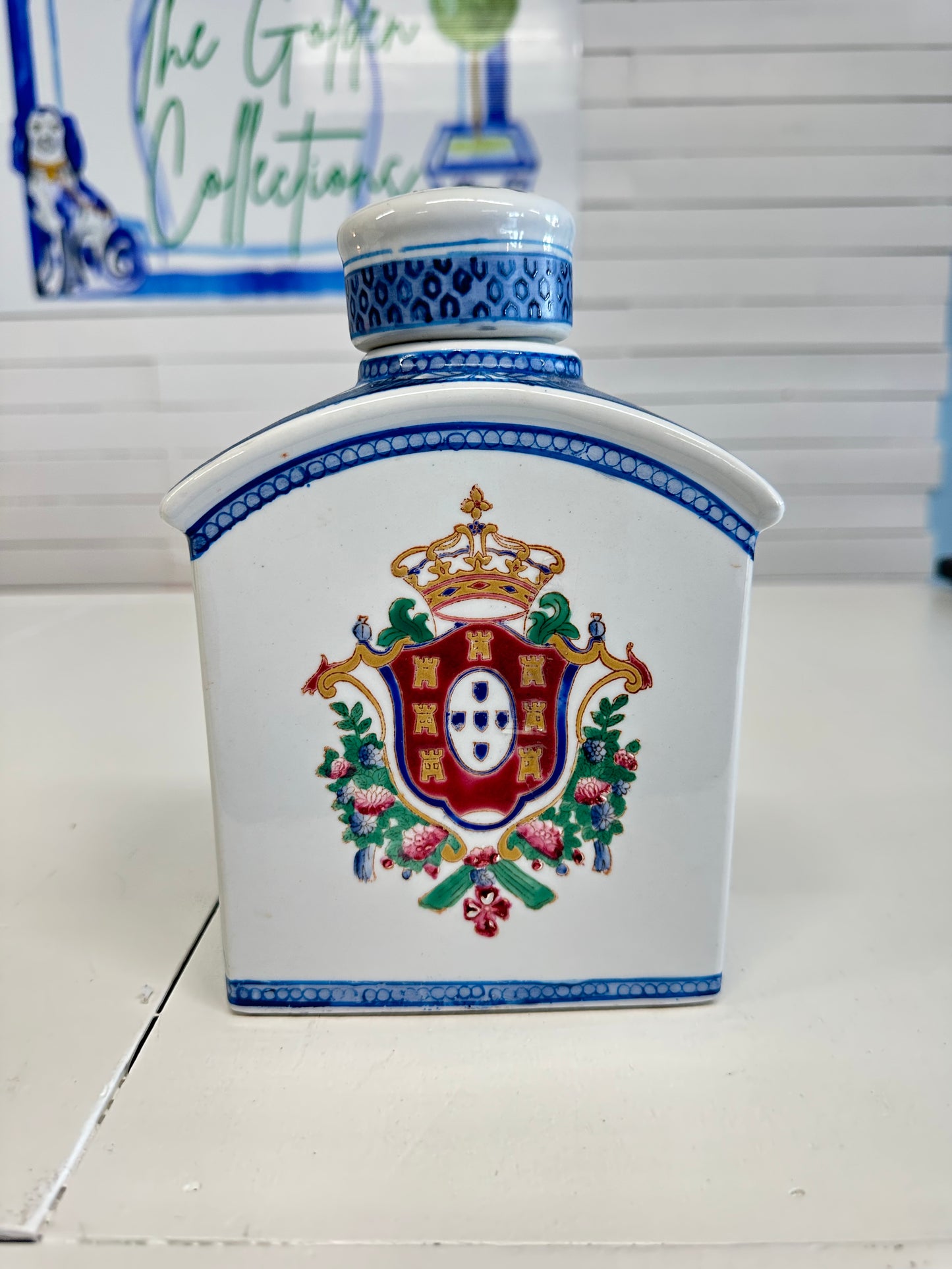 Chinoiserie Tea Canister