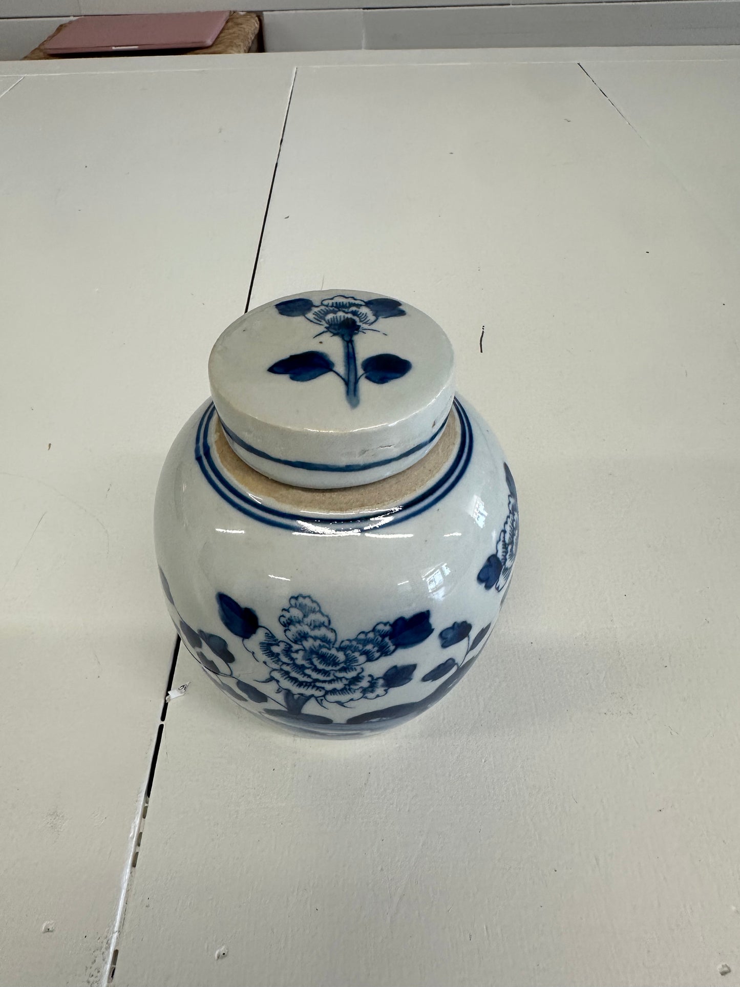 B&W Ginger Jar
