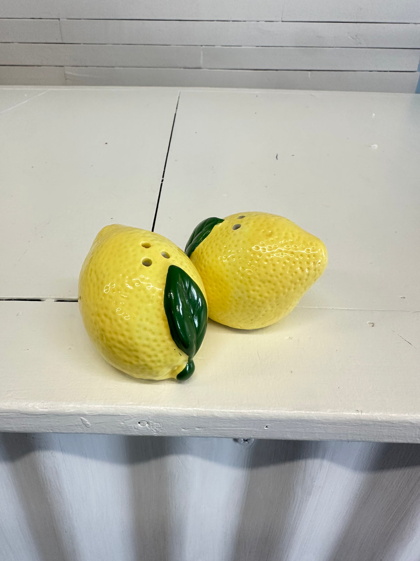 Lemon Salt and Pepper Shakers