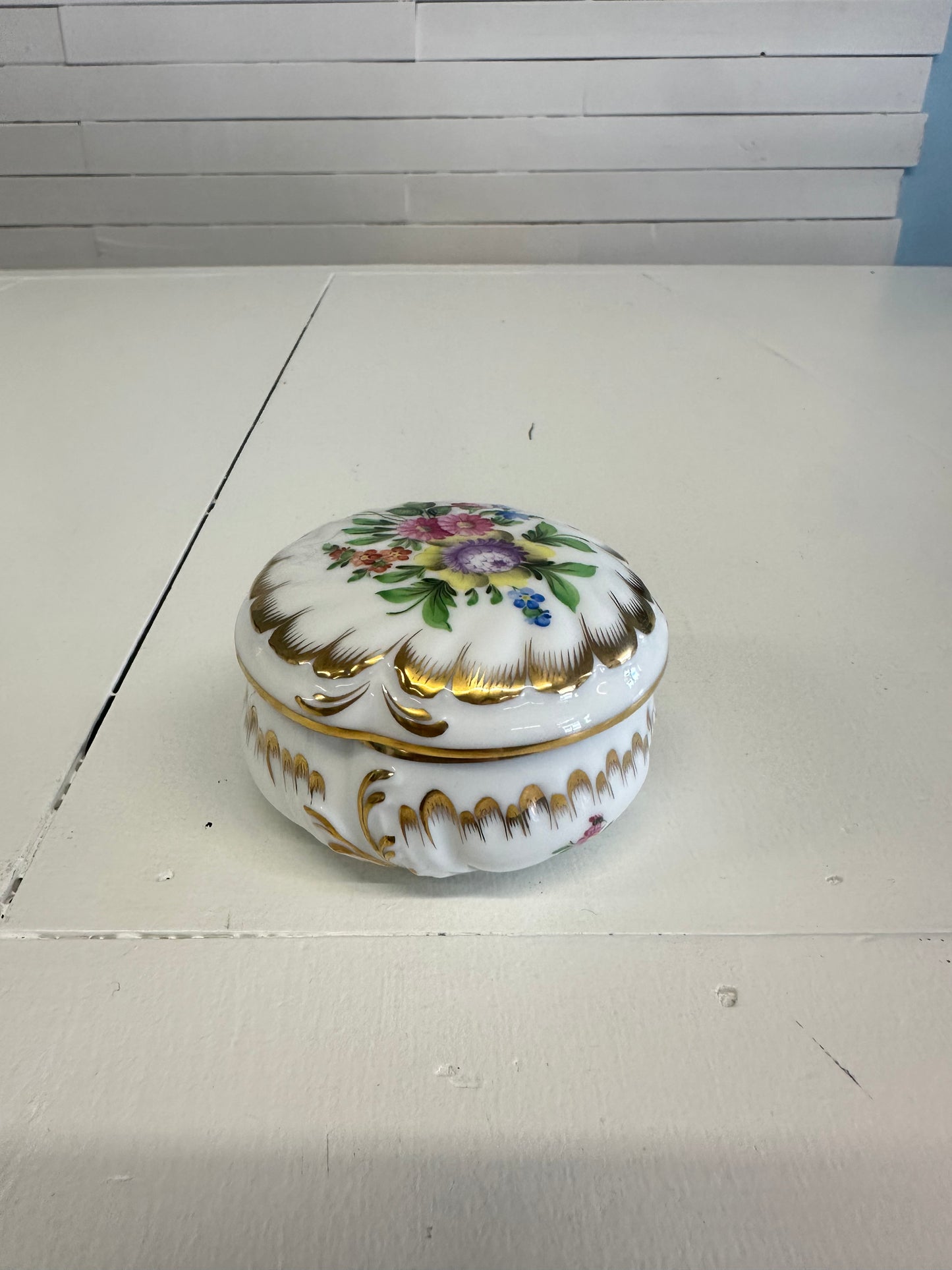 Herend Floral Trinket Box