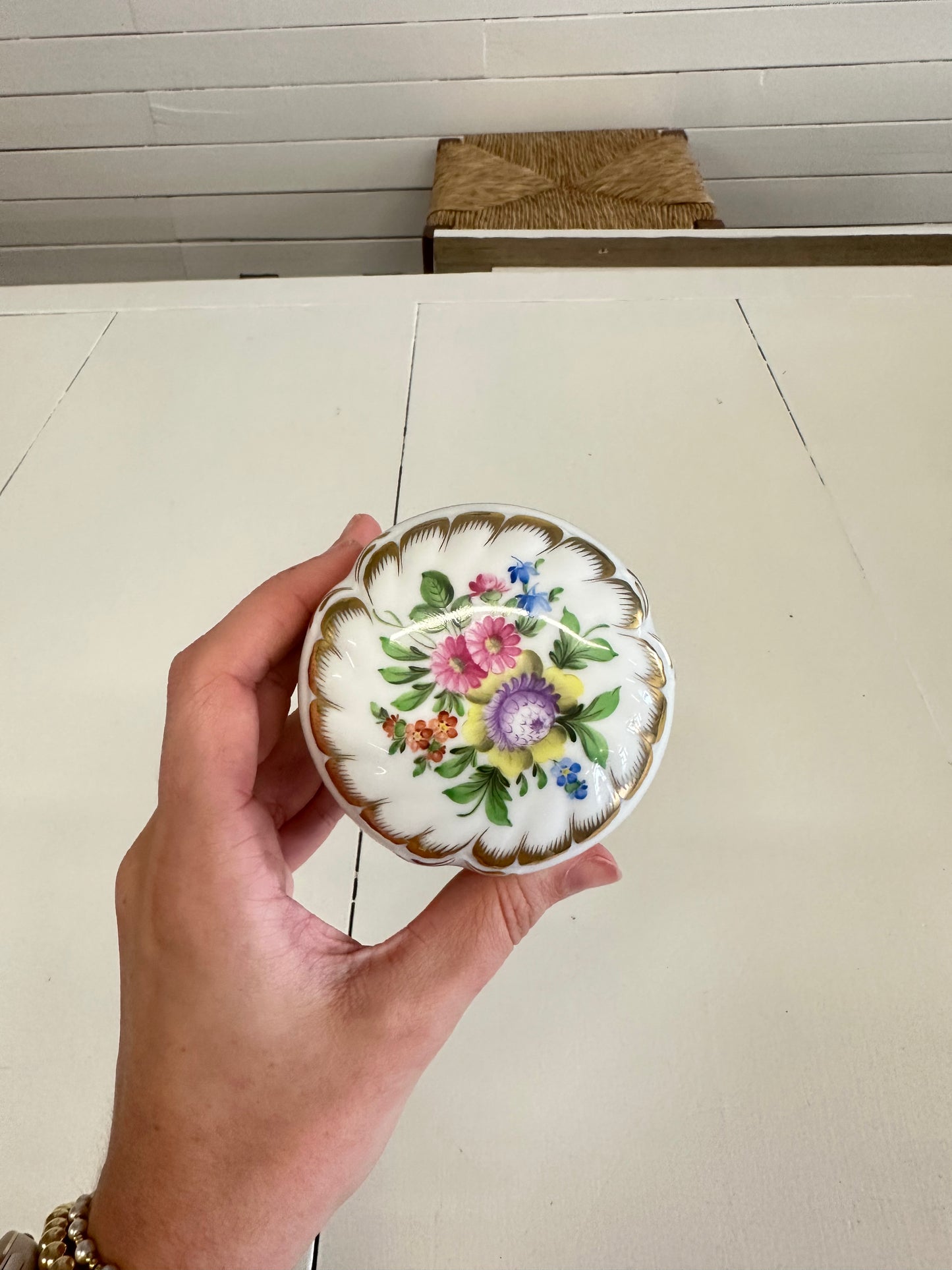 Herend Floral Trinket Box