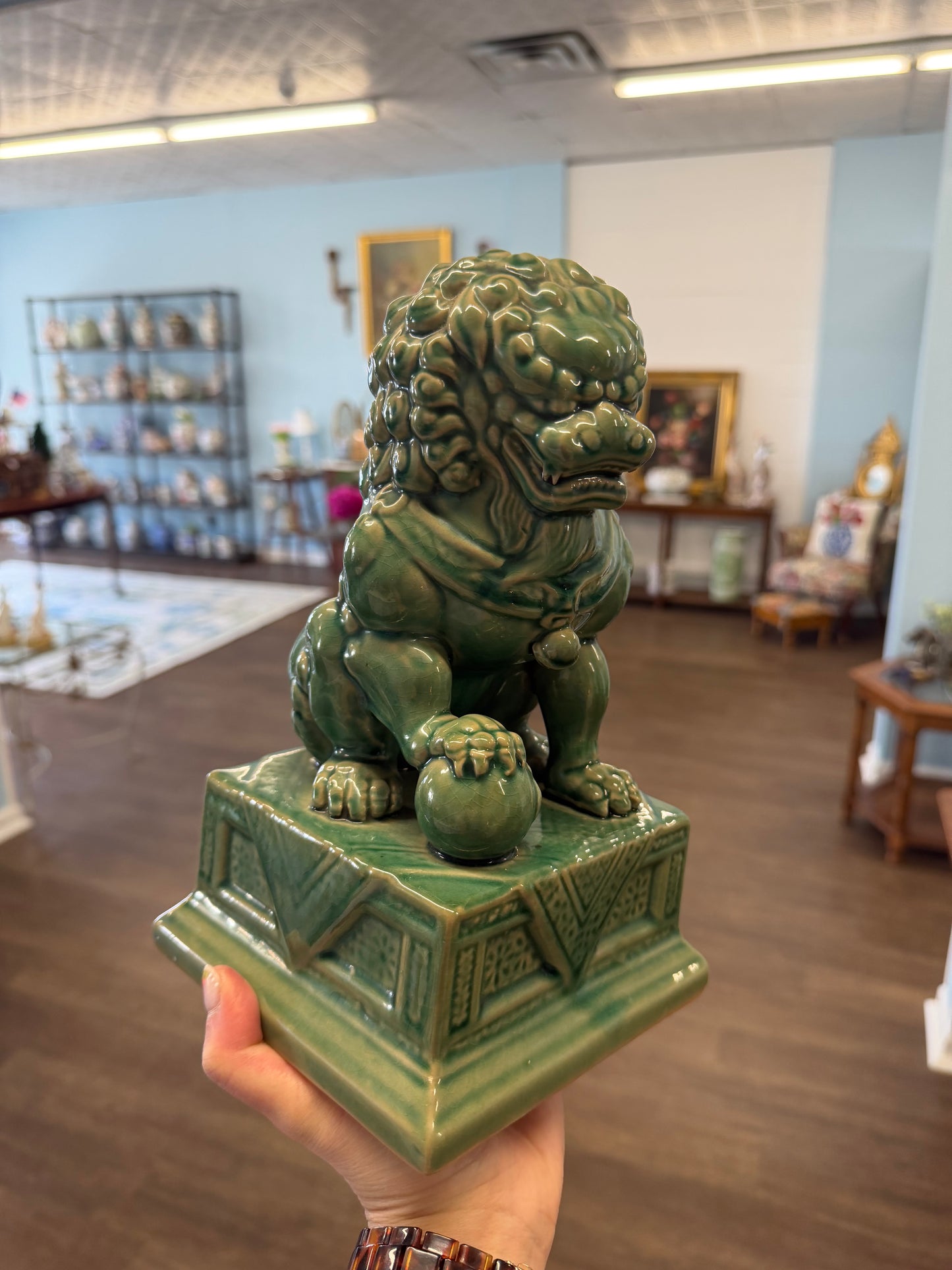 Green Foo Dog