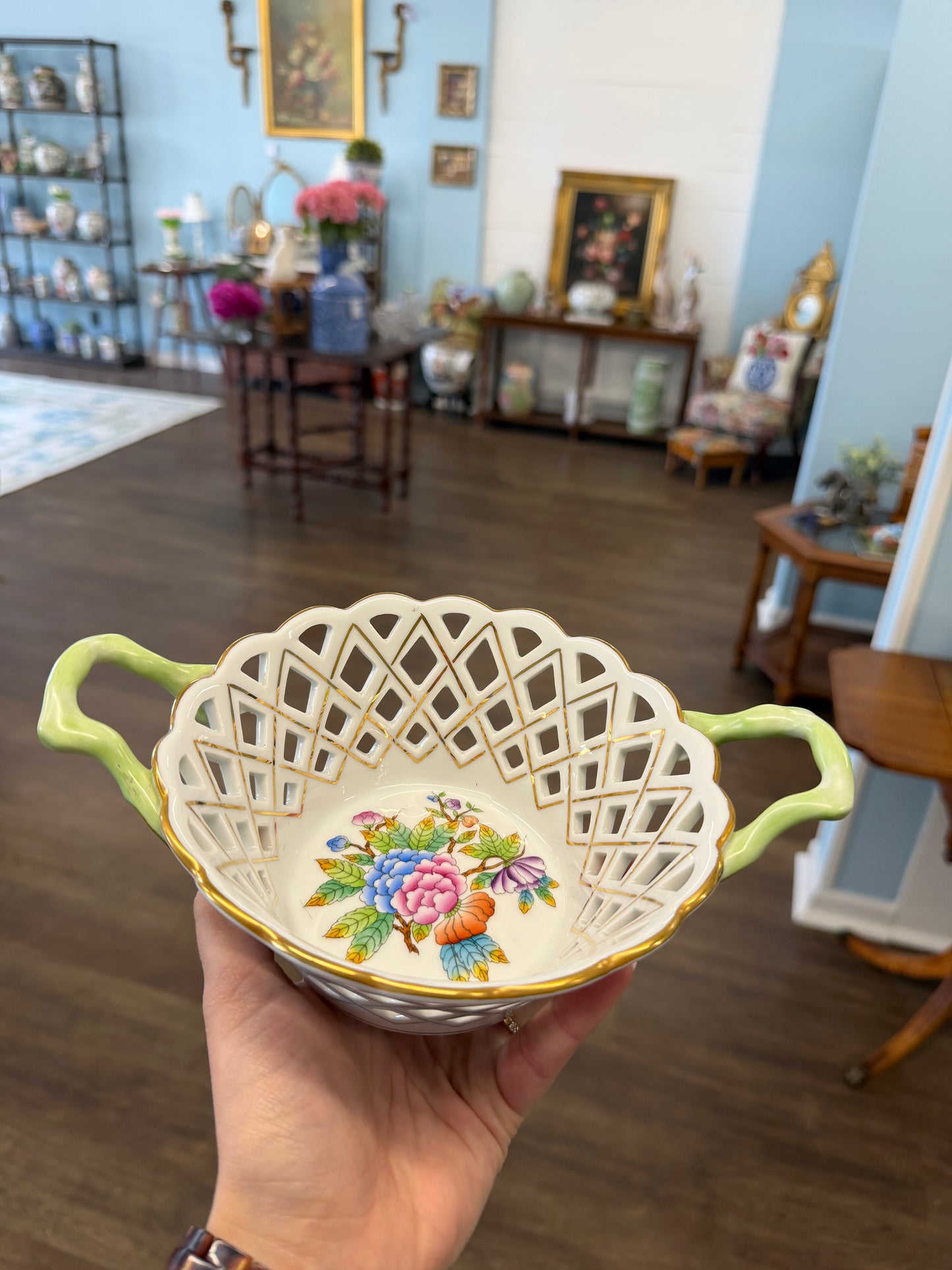 Herend Queen Victoria Basket