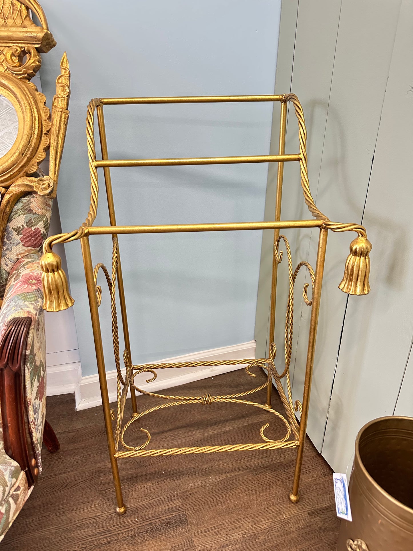 Hollywood Regency Tassel Rack
