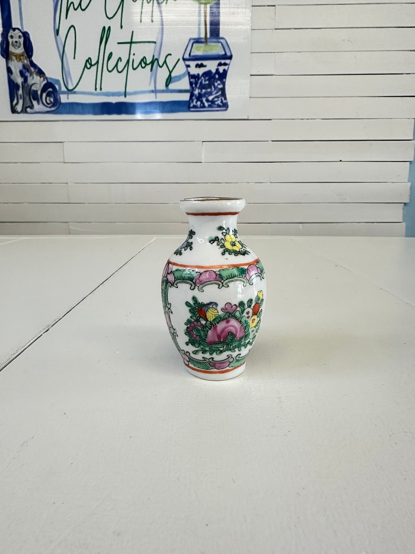 Rose Medallion Mini Vase