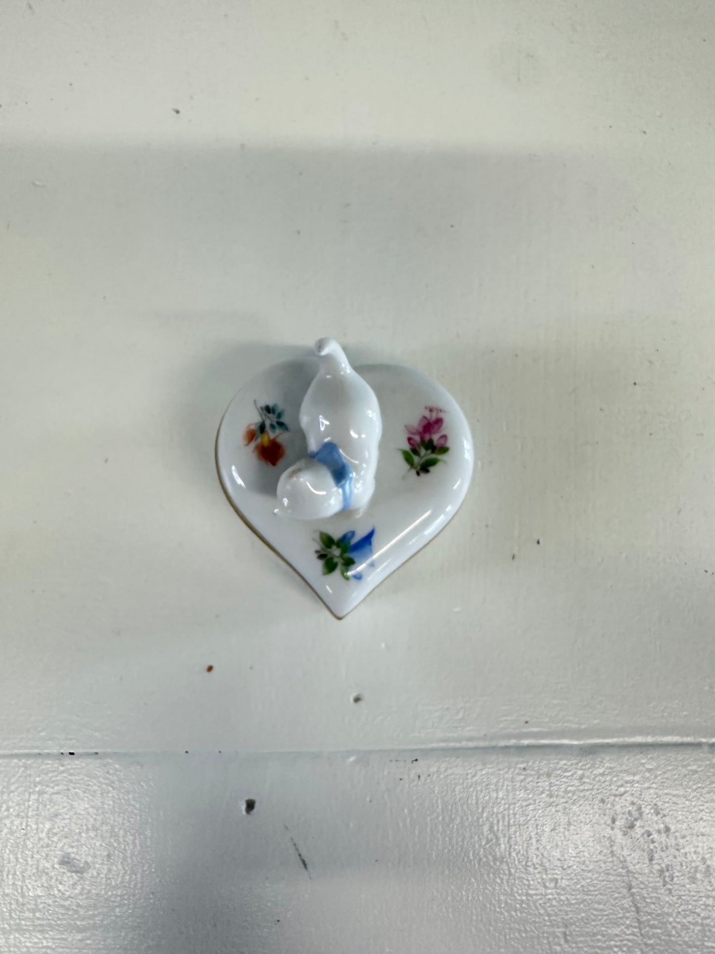 Herend Cat Trinket Box