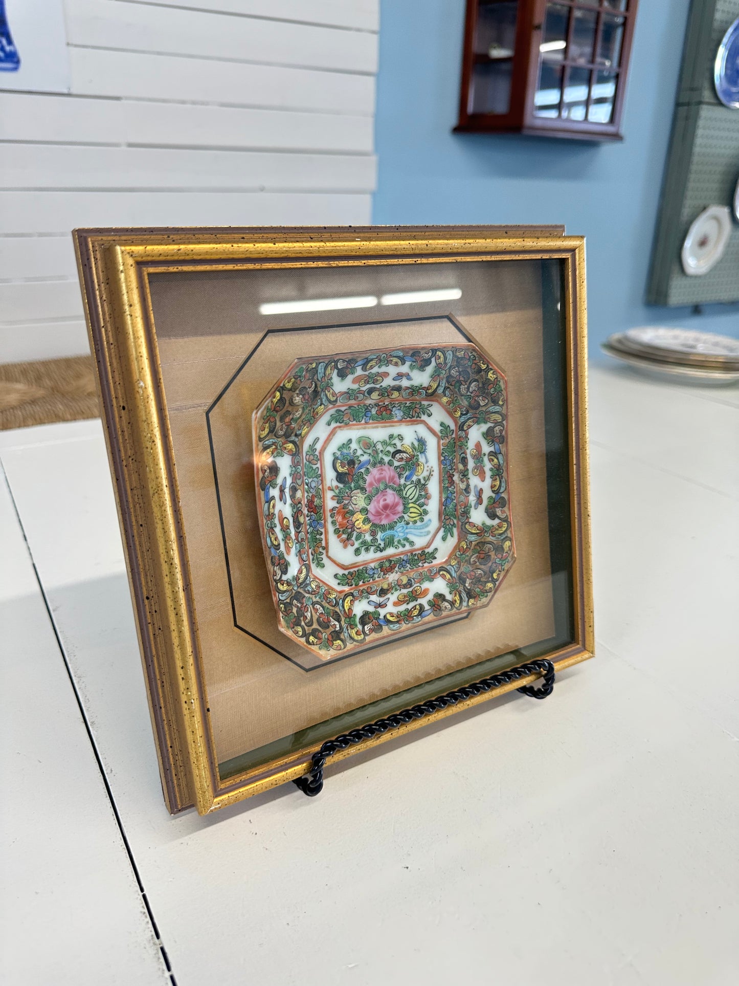 Thousand Butterfly Plate in Frame