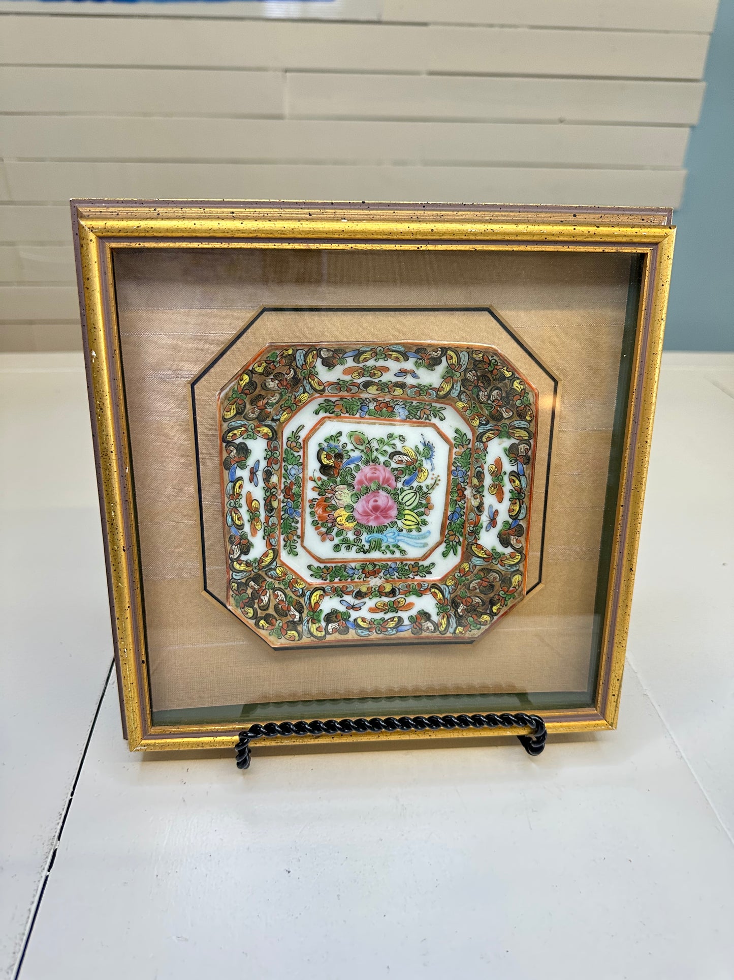 Thousand Butterfly Plate in Frame