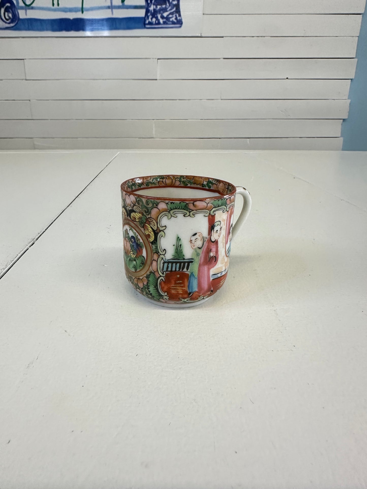 Antique Rose Medallion Teacup
