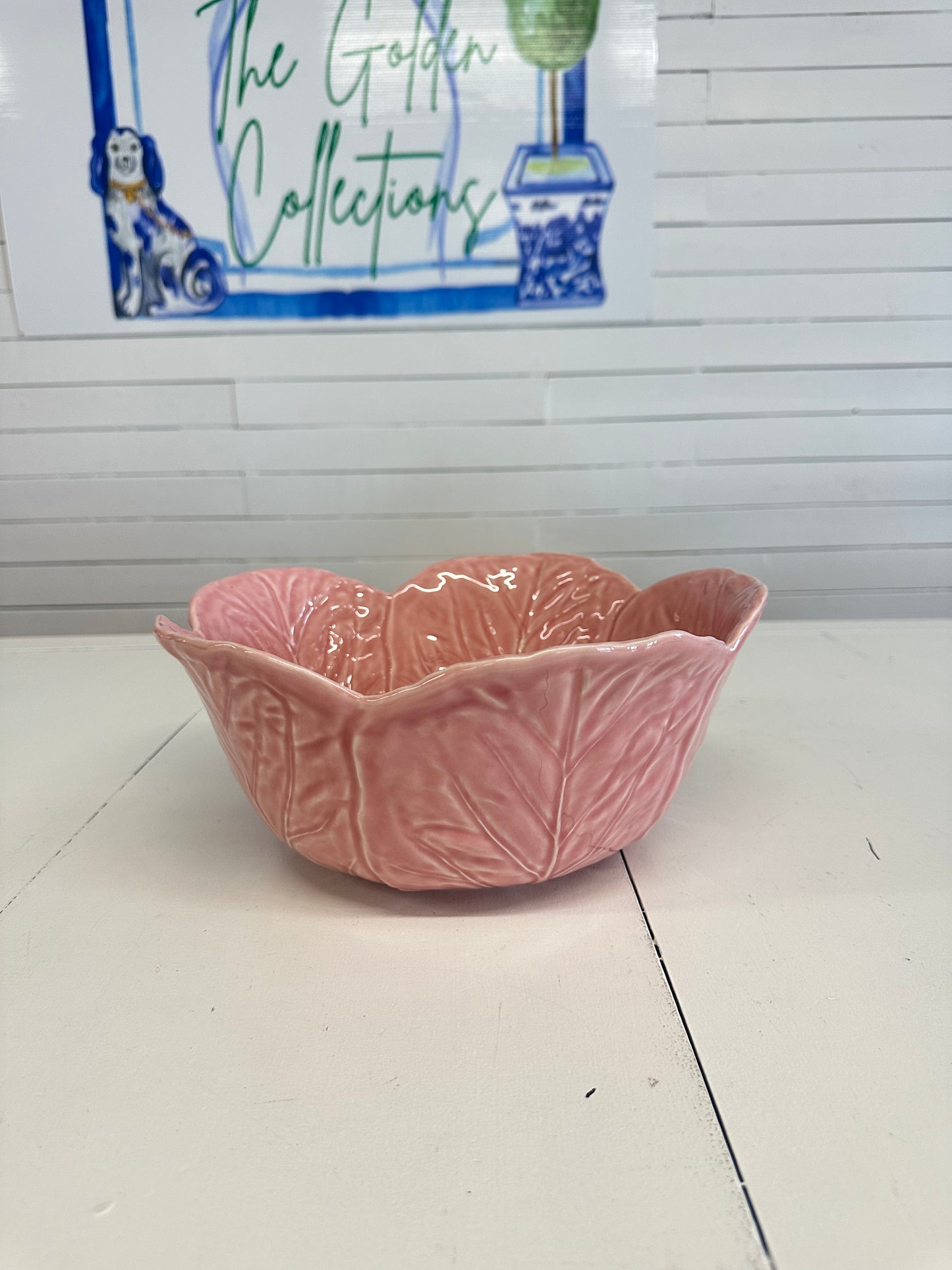 Bordallo Pink Cabbage Bowl