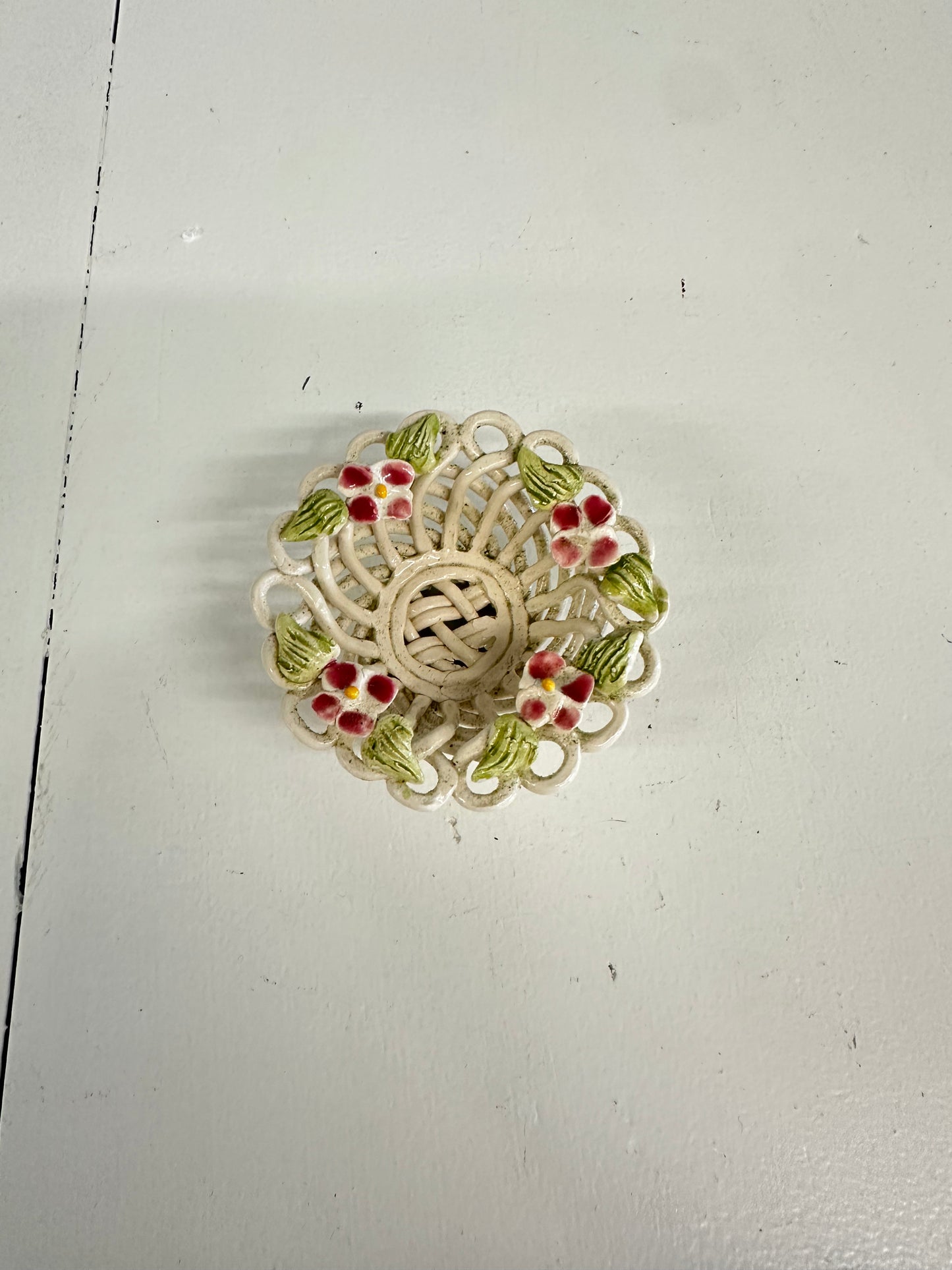 Floral Trinket Basket