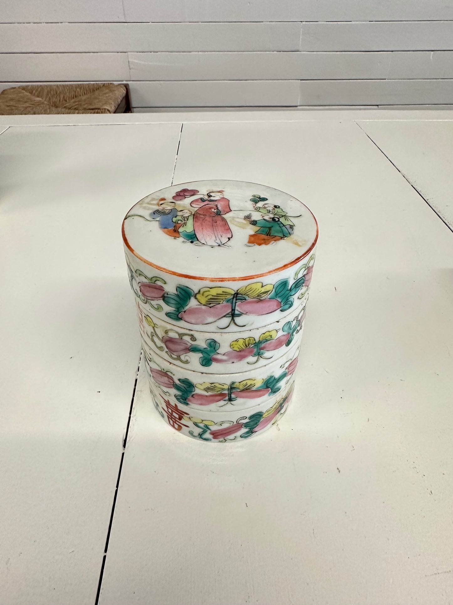 Famille Rose Stackable Trinket
