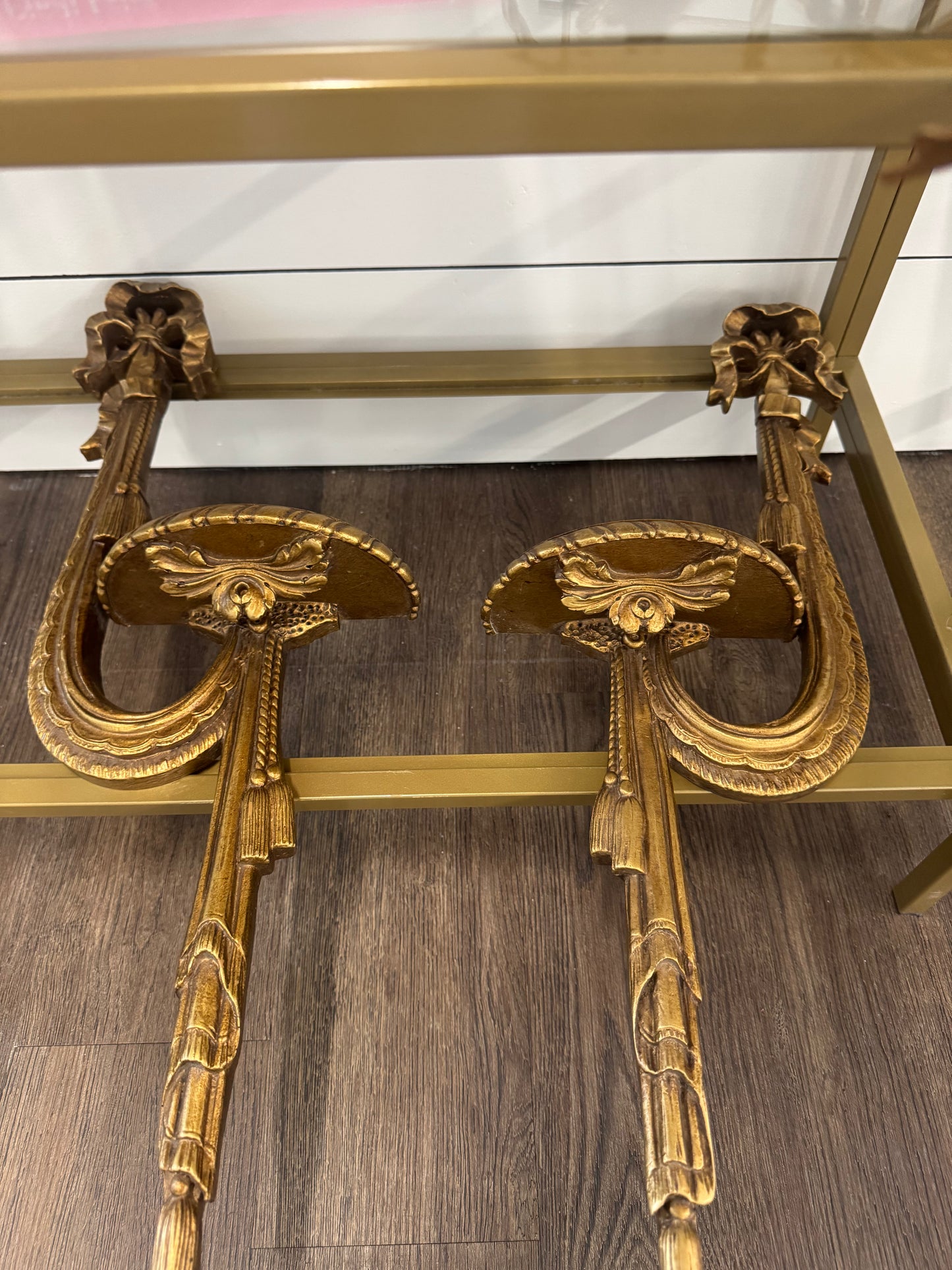 Bow Wall Sconce Shelves