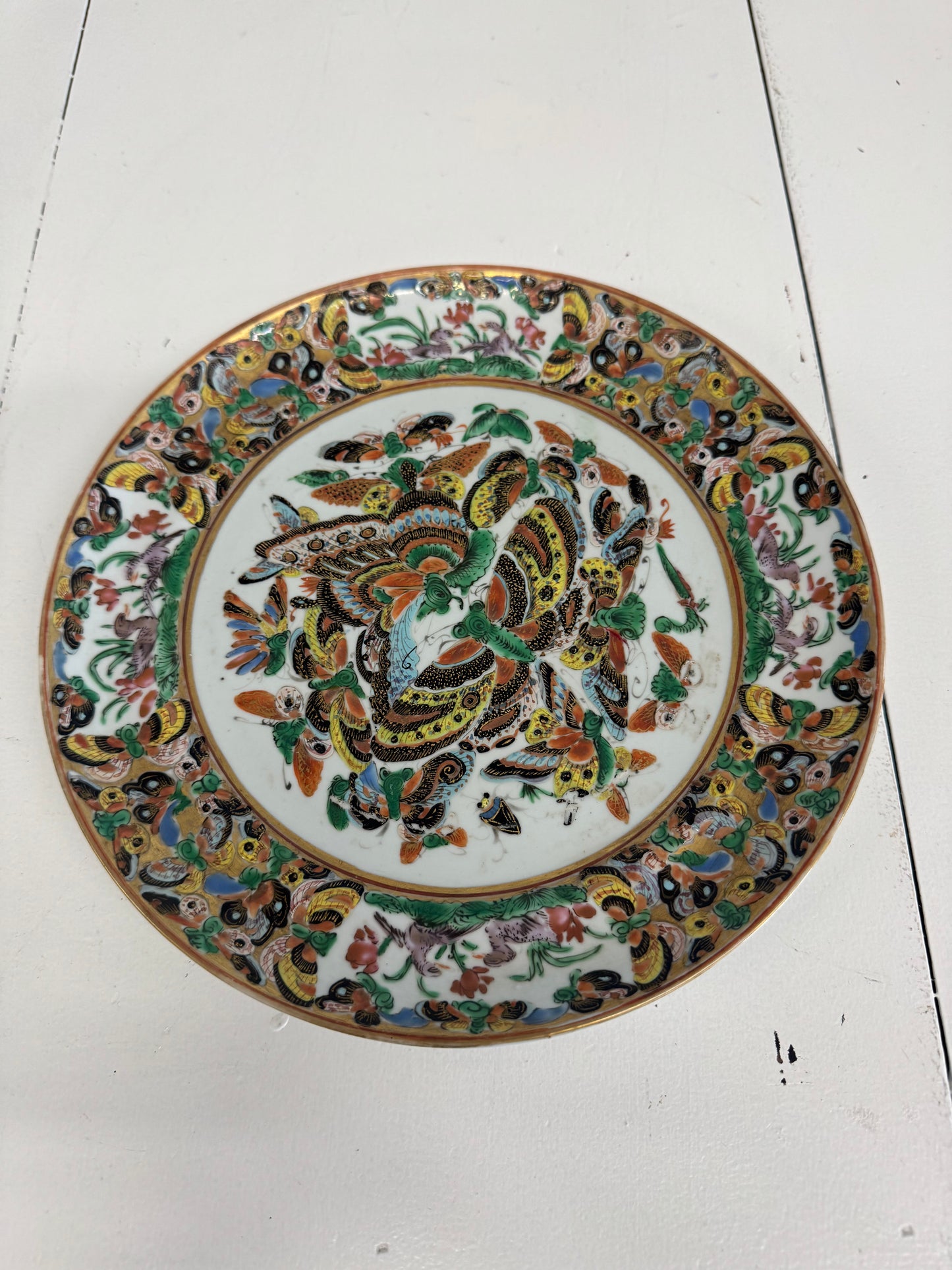 Antique Thousand Butterfly Plate