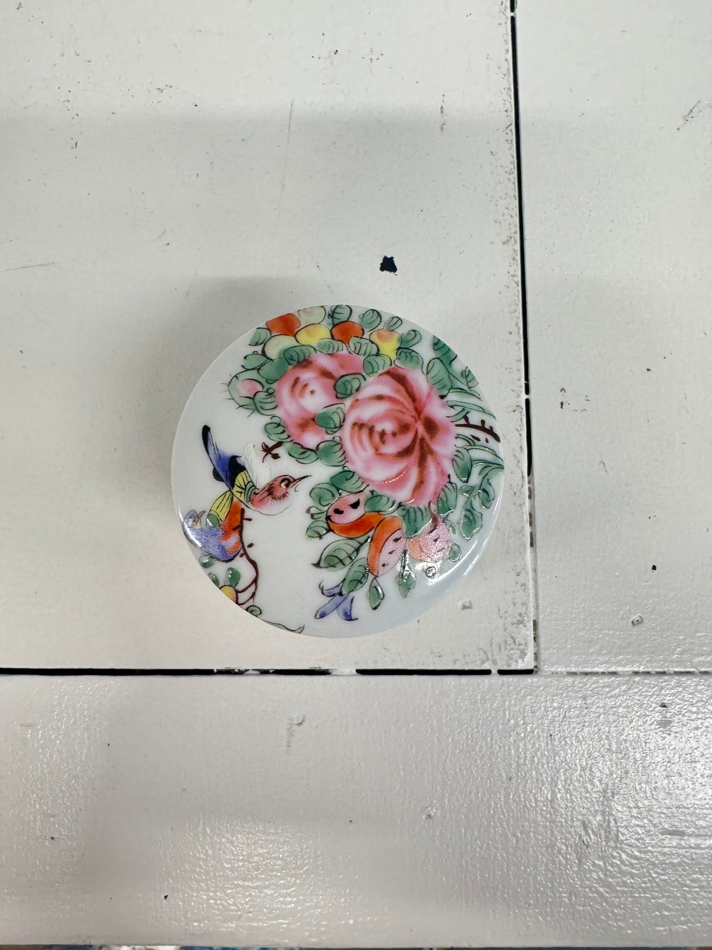 Rose Canton Powder Box