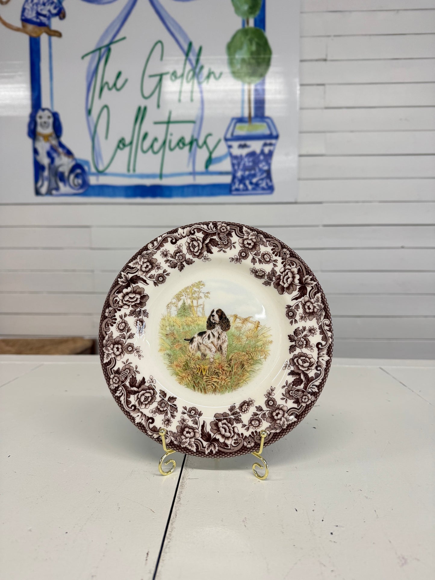 Woodland Spode Salad Plate 8”